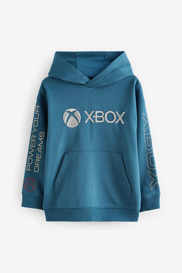 Mid Blue Xbox Hoodie (3-16yrs)