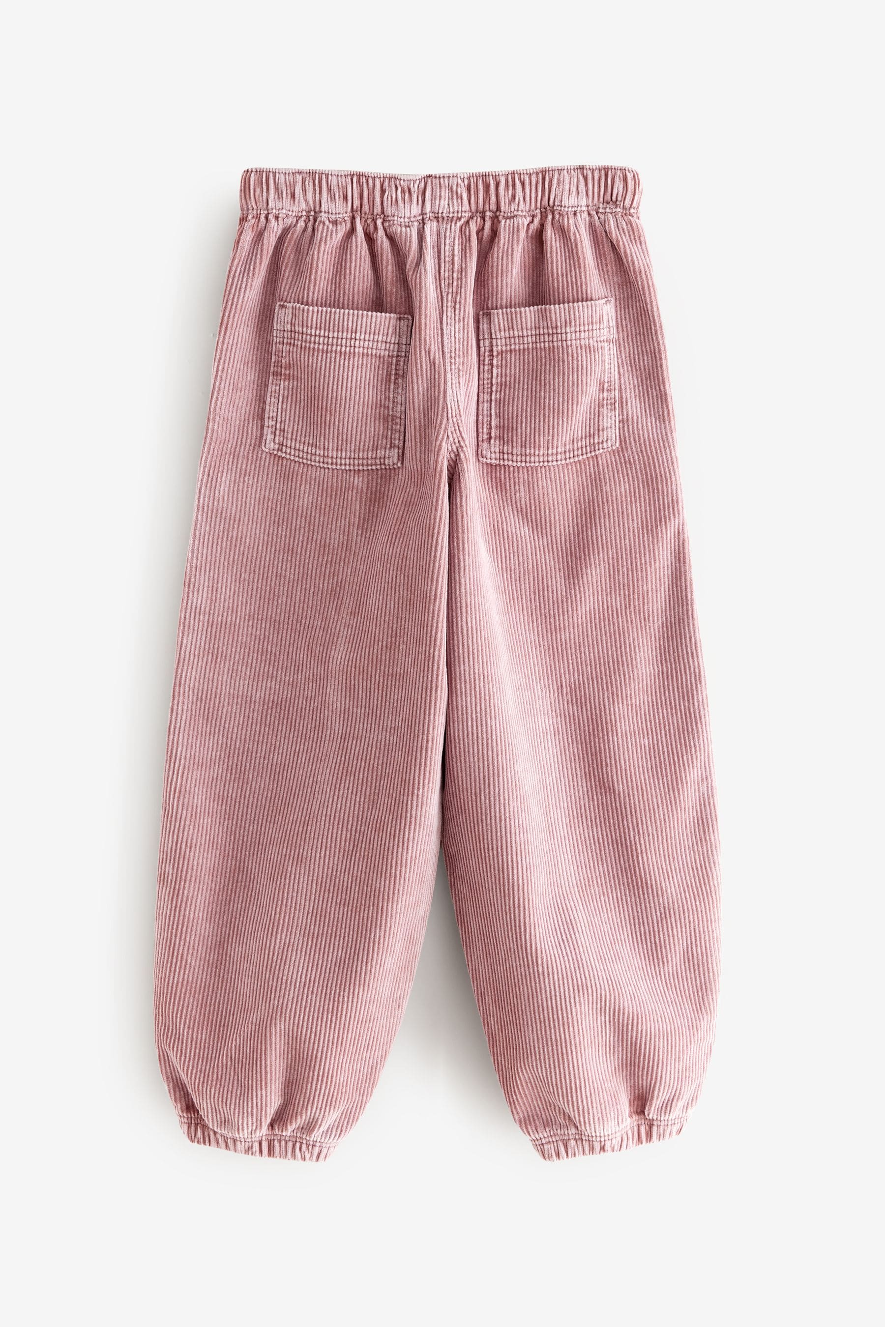 Pink Corduroy Cargo 100% Cotton Trousers (3-16yrs)