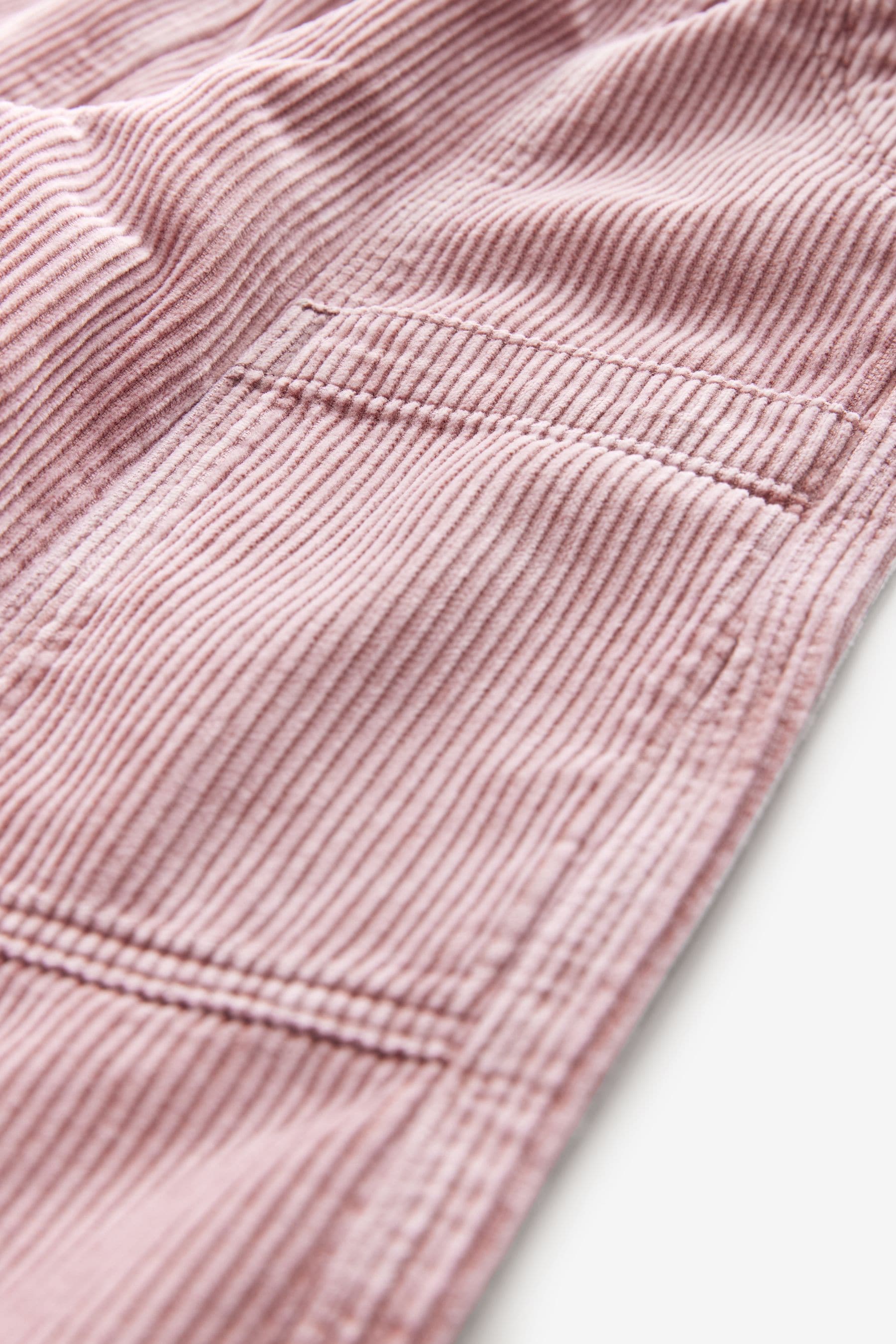 Pink Corduroy Cargo 100% Cotton Trousers (3-16yrs)