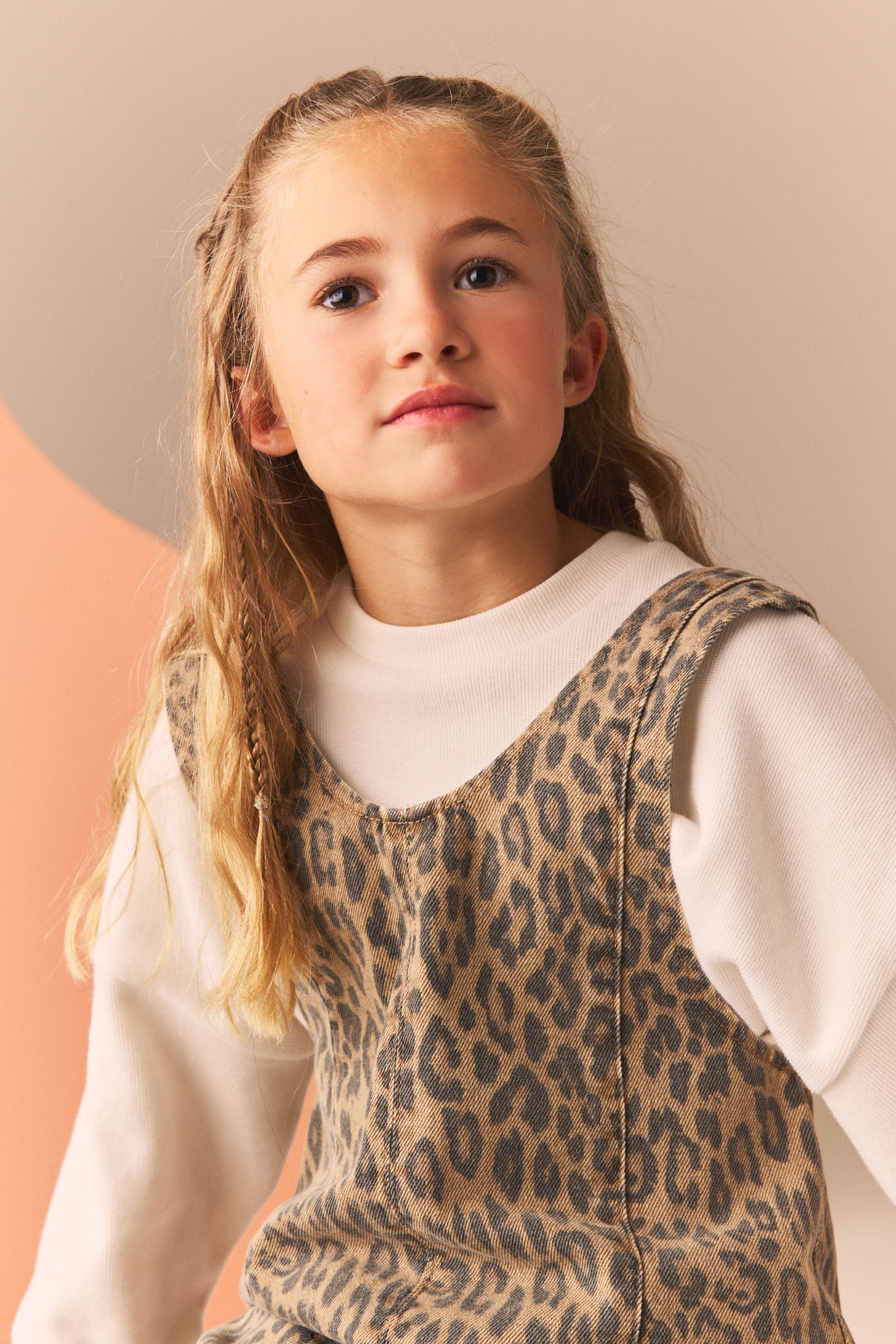 Animal 100% Cotton Slouchy Dungarees (3-16yrs)