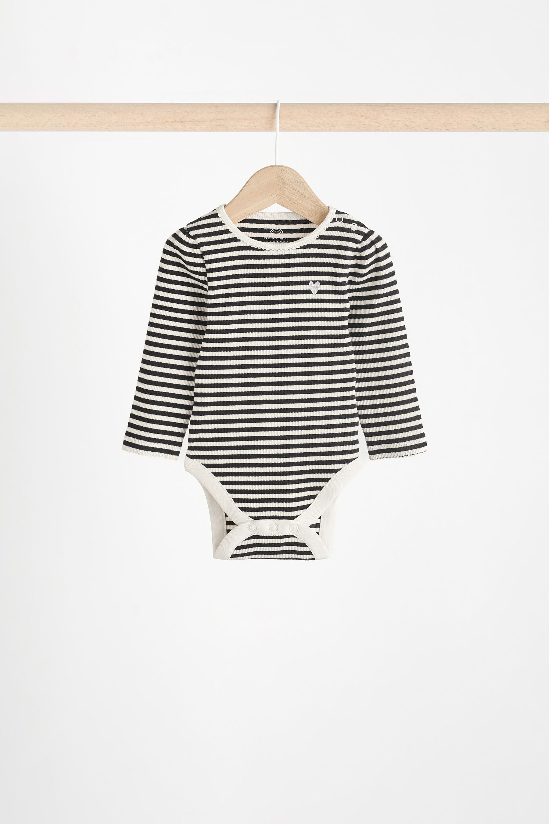 Monochrome Baby Bodysuits 3 Pack