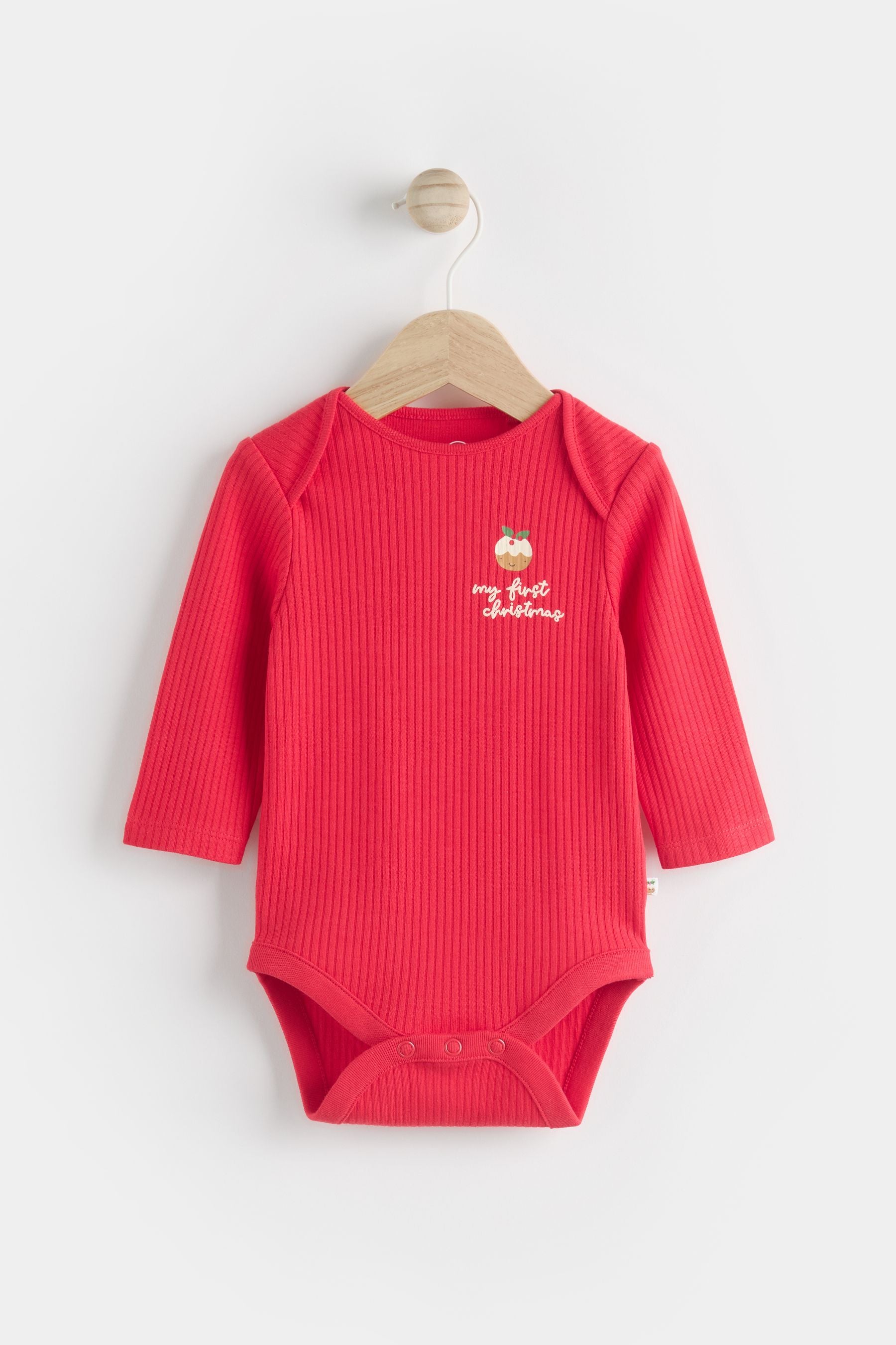 Red Baby Christmas Bodysuits