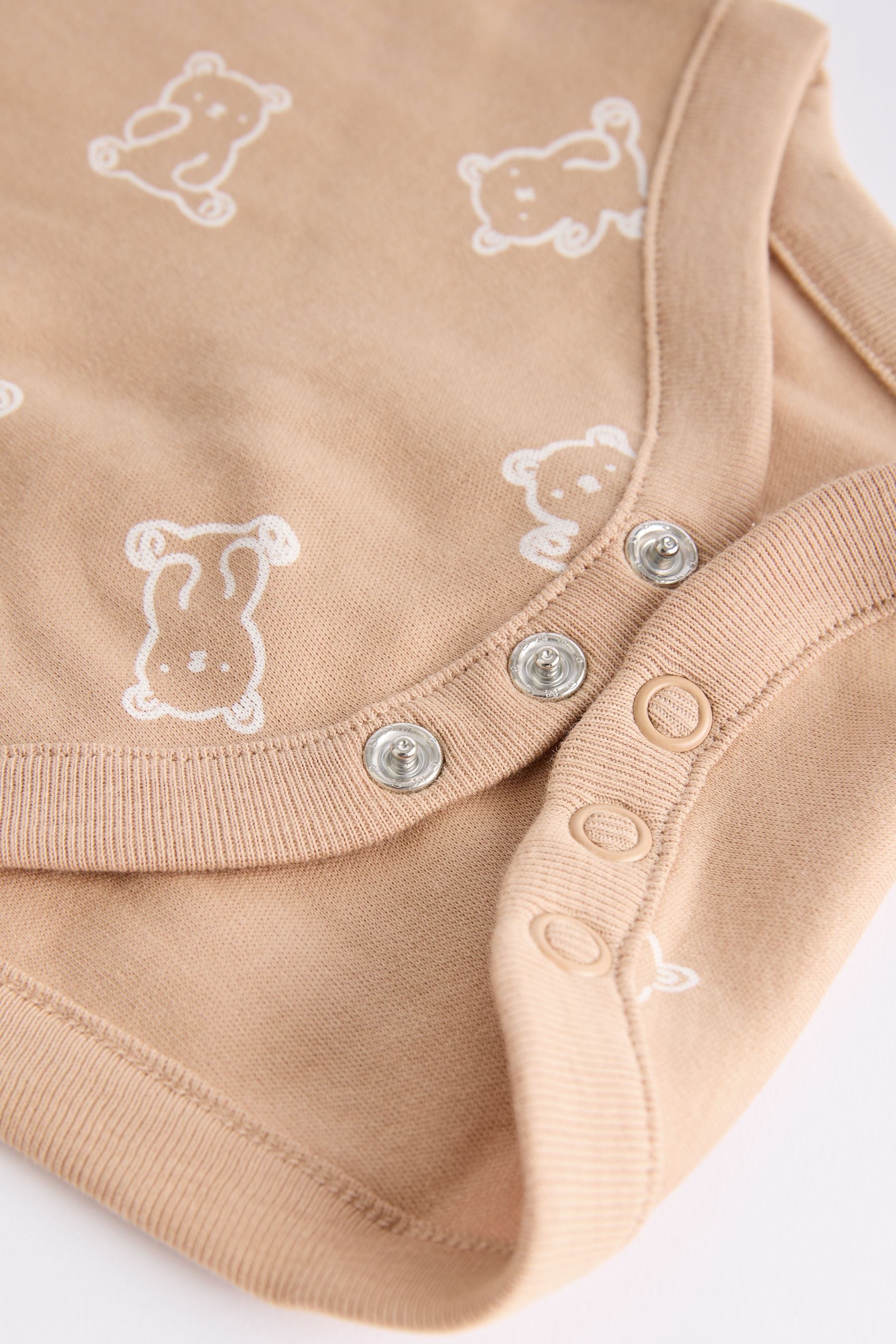 Neutral Baby Short Sleeves Bear Bodysuits 5 Pack