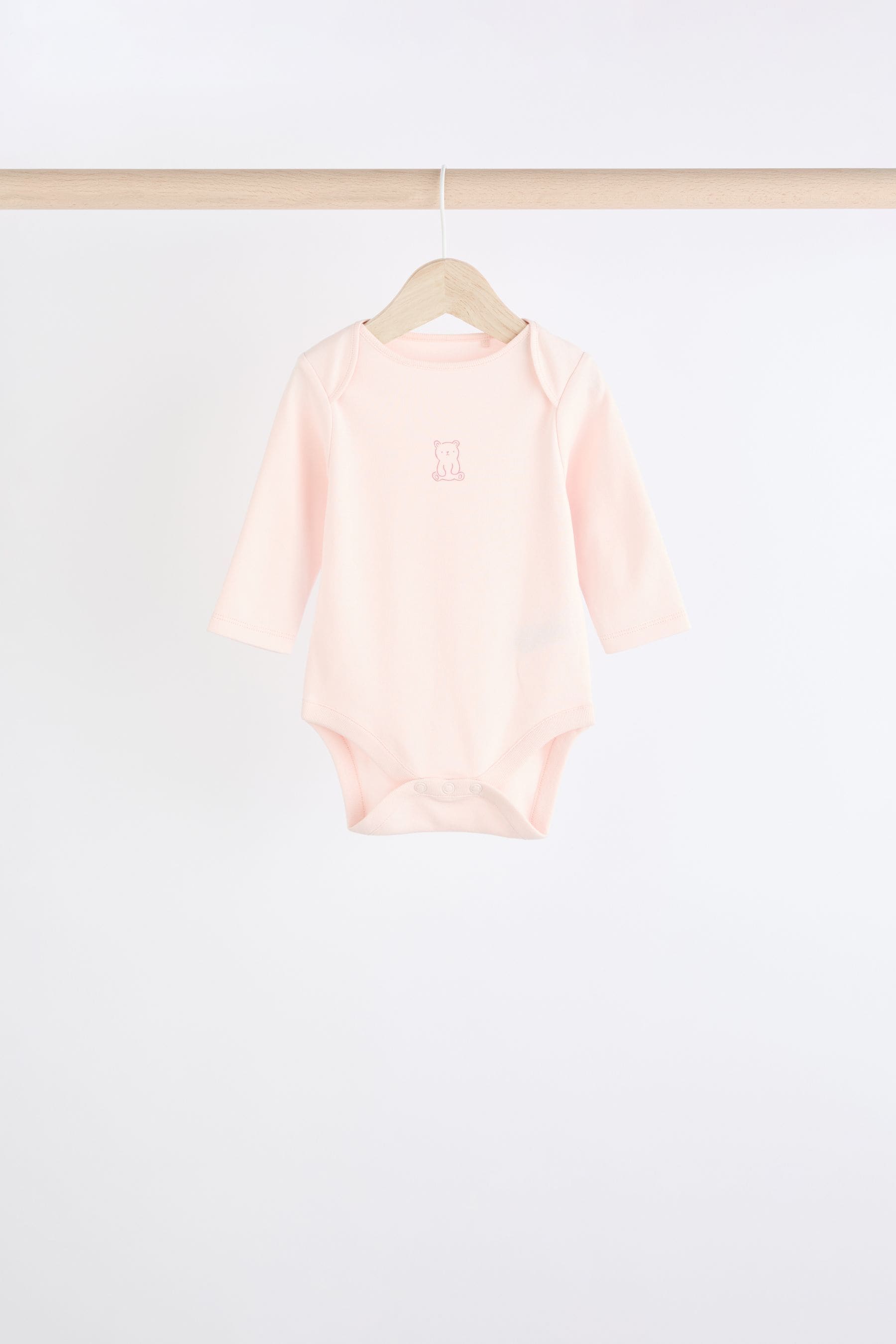 Pink 5 Pack Baby Bodysuits