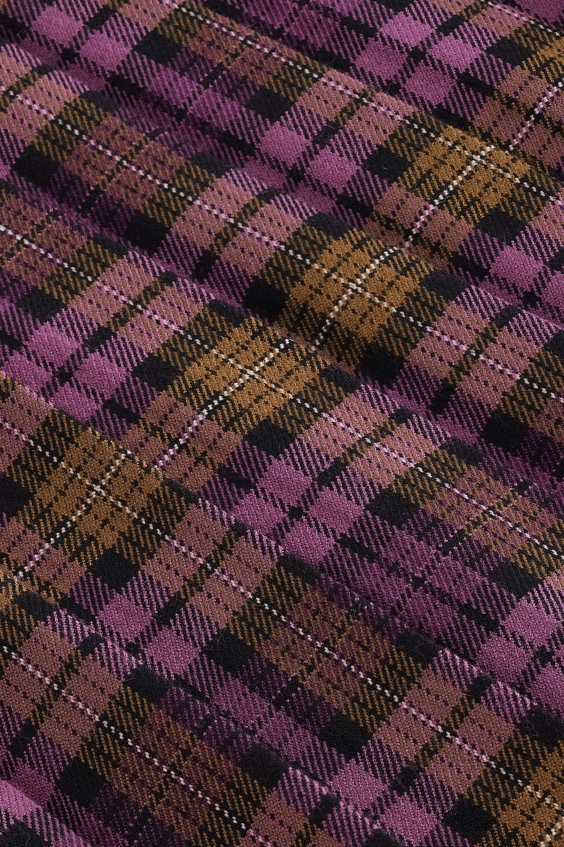 Purple Check Pleated Skirt (3-16yrs)