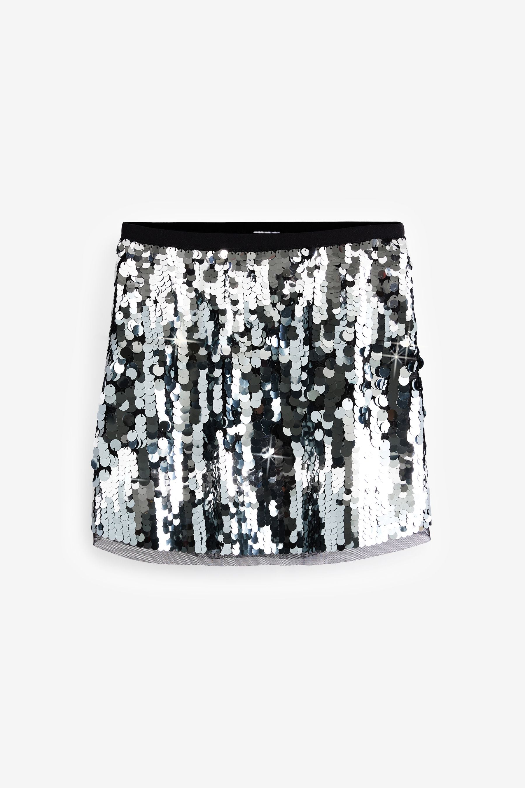 Black/White Sequin Skirt (3-16yrs)