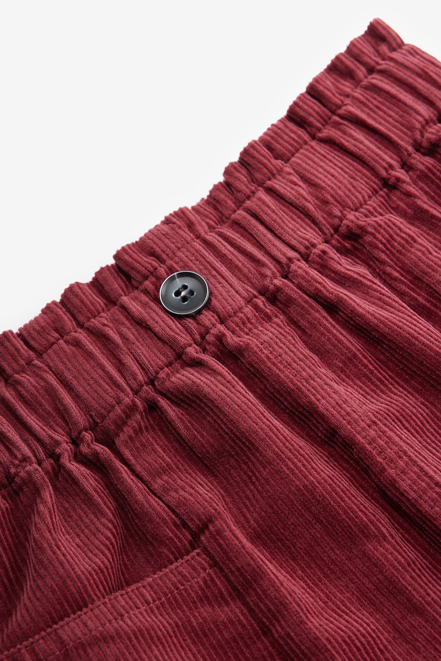 Berry Red 100% Cotton Cord Skirt (3-16yrs)