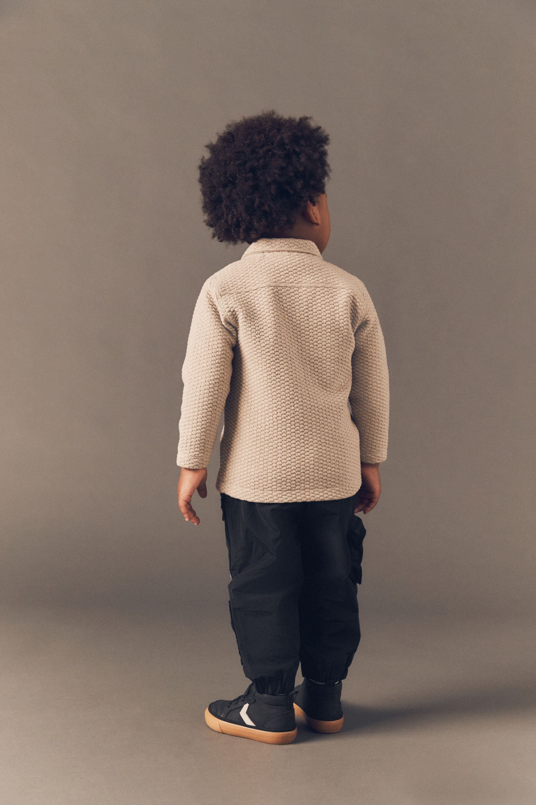 Stone Zip Through Textured Jacket (3mths-7yrs)