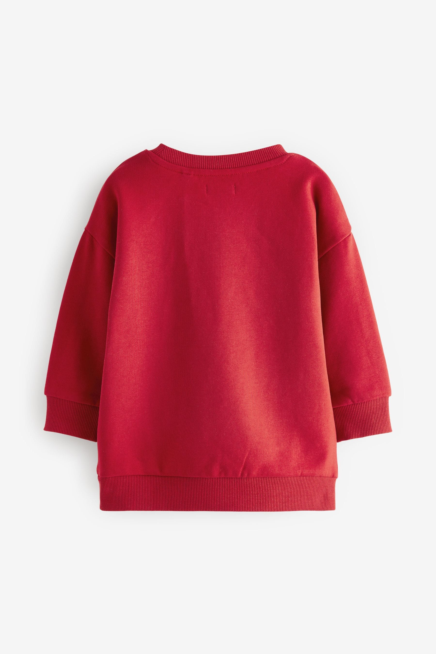 Red Reindeer Christmas Crew Neck Sweatshirt (3mths-7yrs)