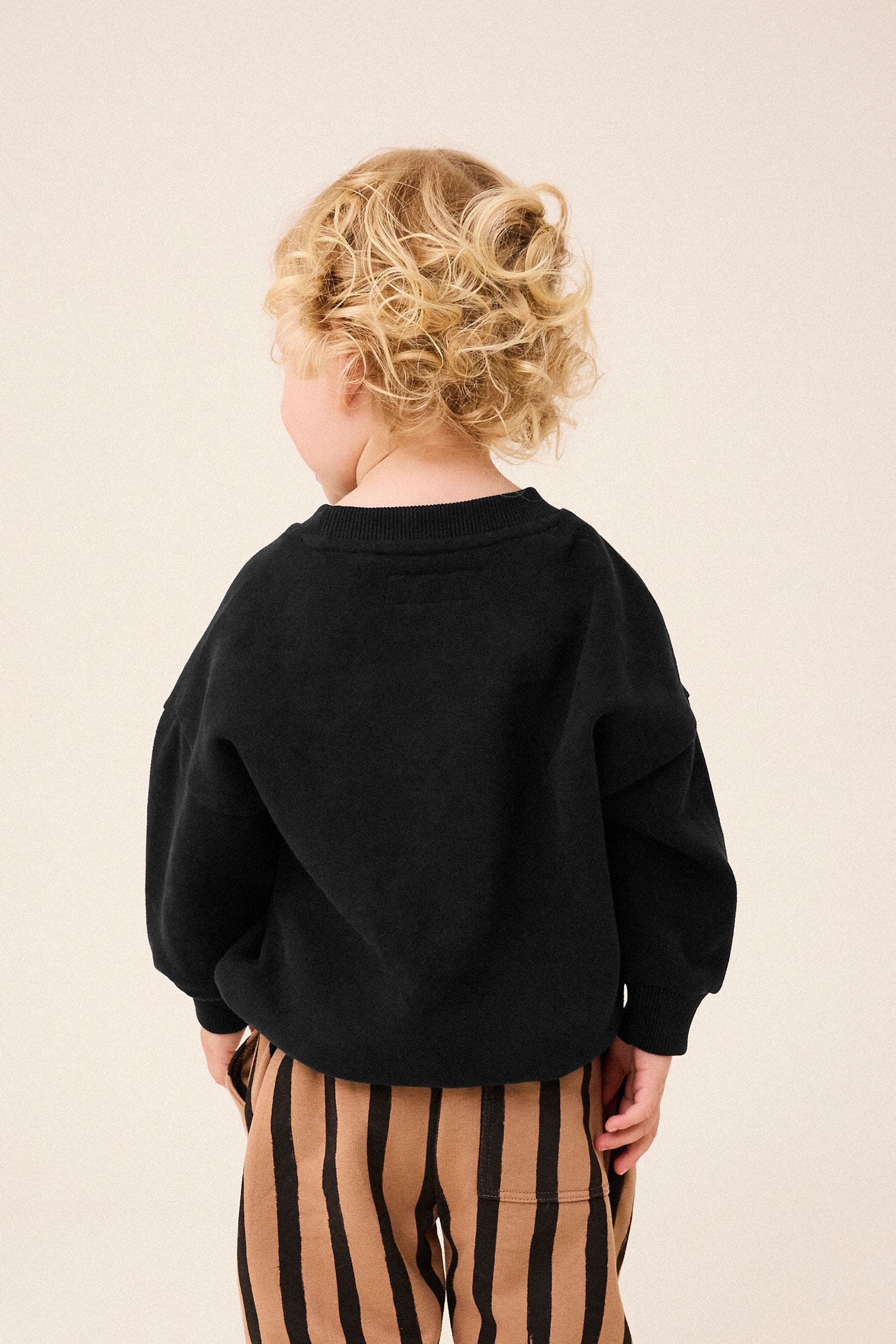 Black Bear Crew Neck Sweatshirt (3mths-7yrs)