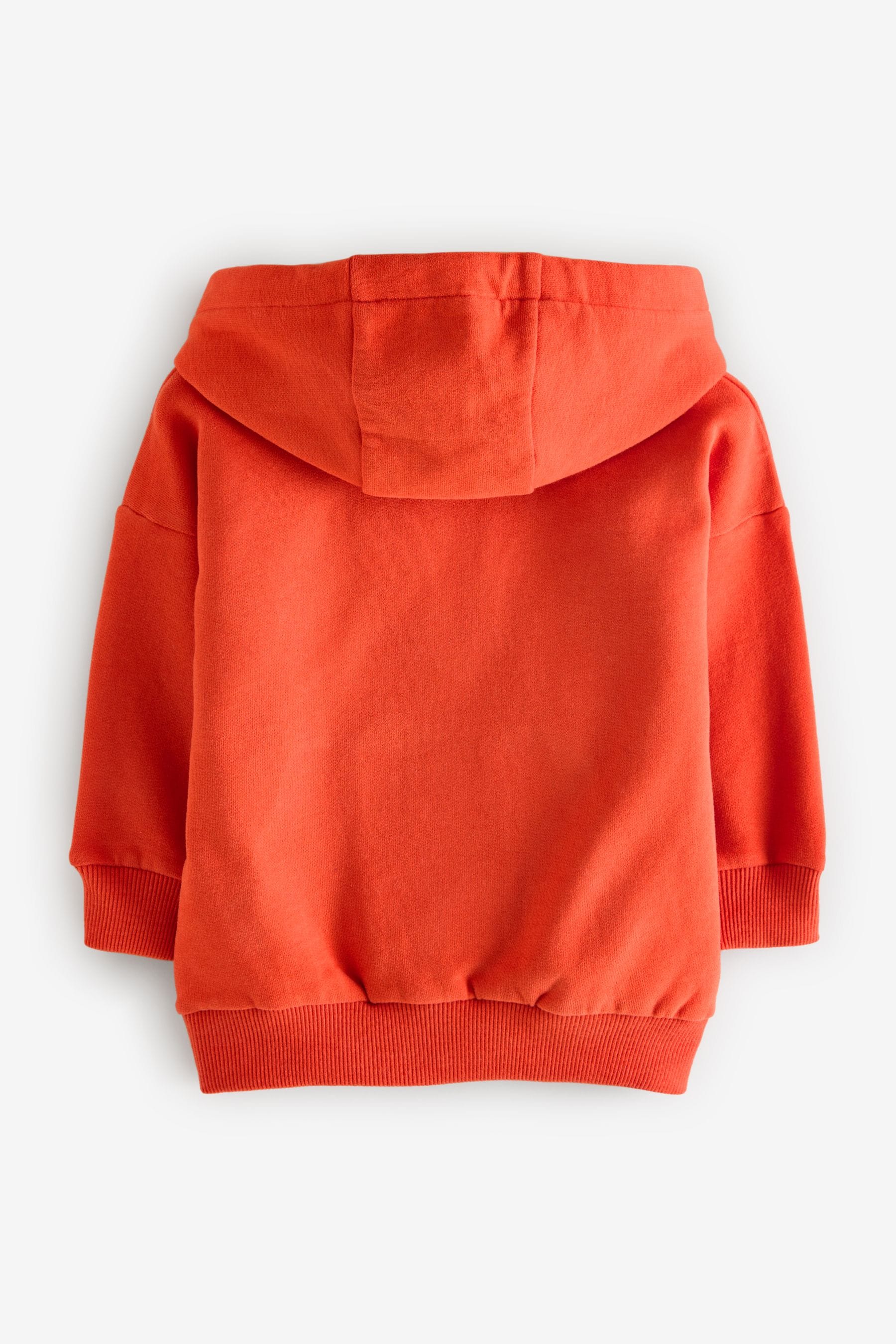 Red Long Sleeve Soft Touch Hoodie (3mths-7yrs)