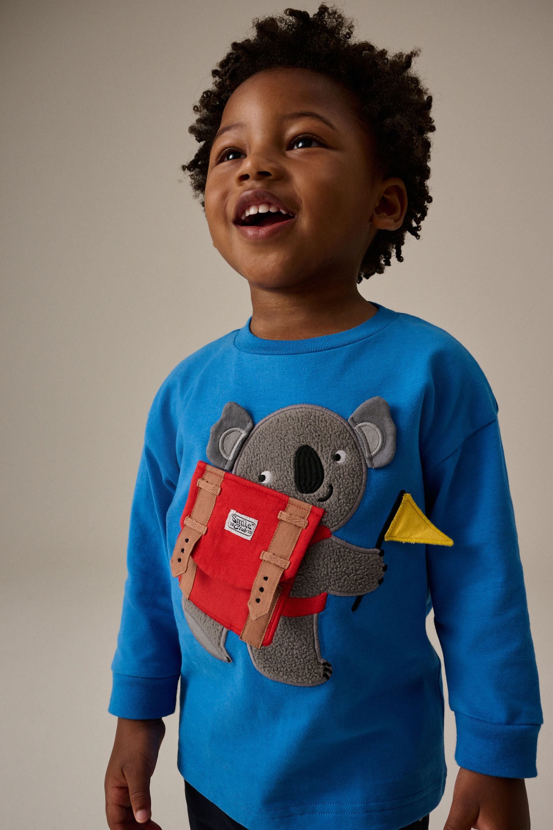 Blue Koala 100% Cotton Long Sleeve Interactive T-Shirt (3mths-7yrs)