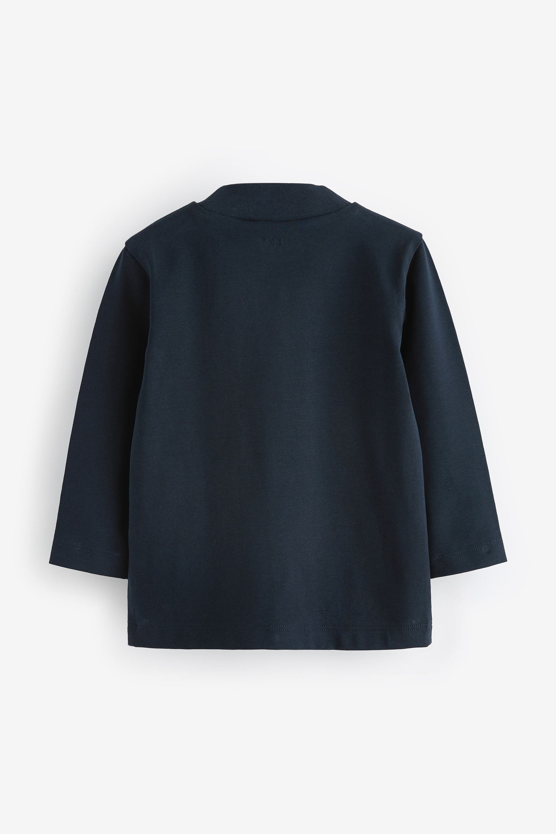 Navy Blue Long Sleeve Turtle Neck T-Shirt (3mths-7yrs)