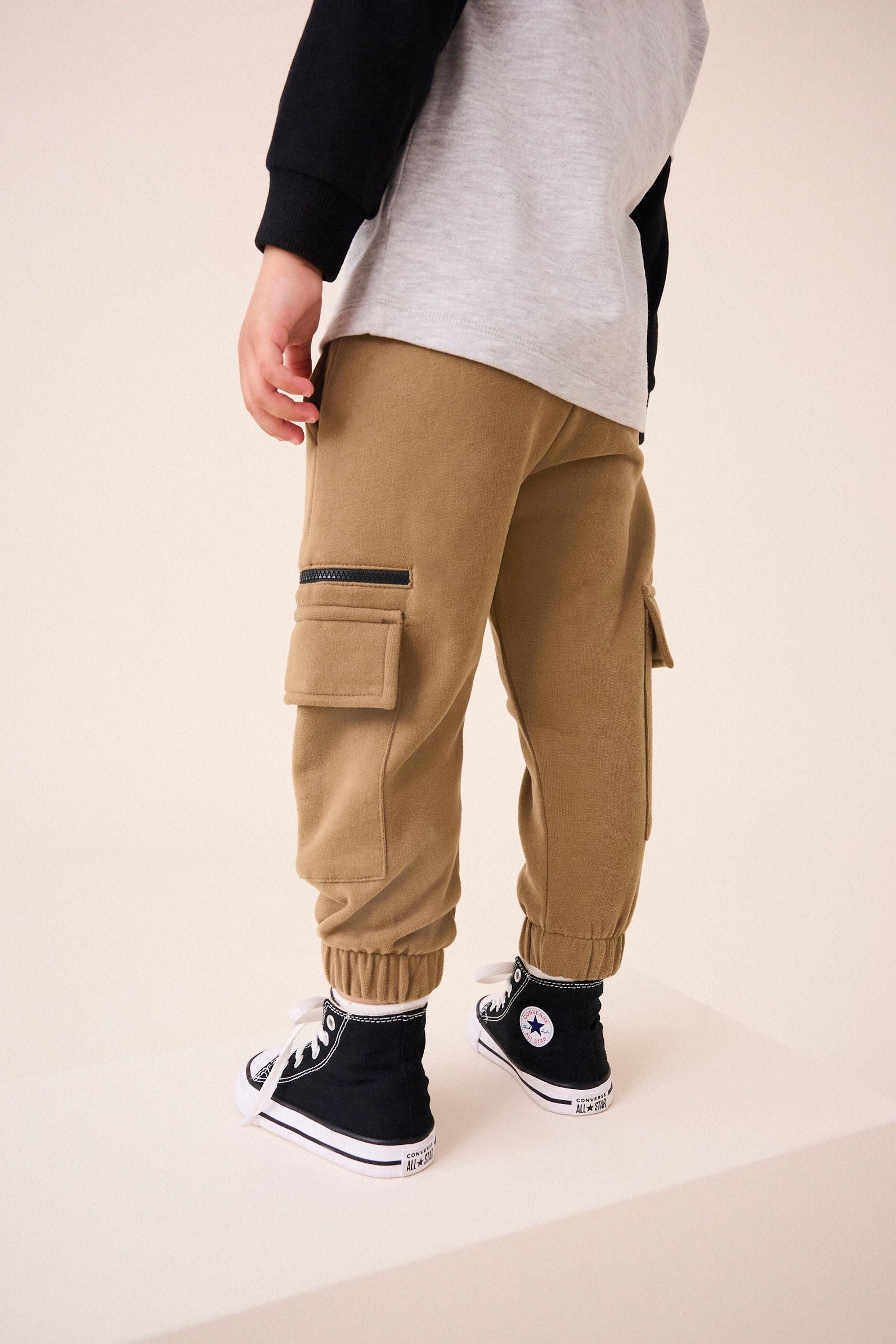 Tan Brown Utility Joggers (3mths-7yrs)