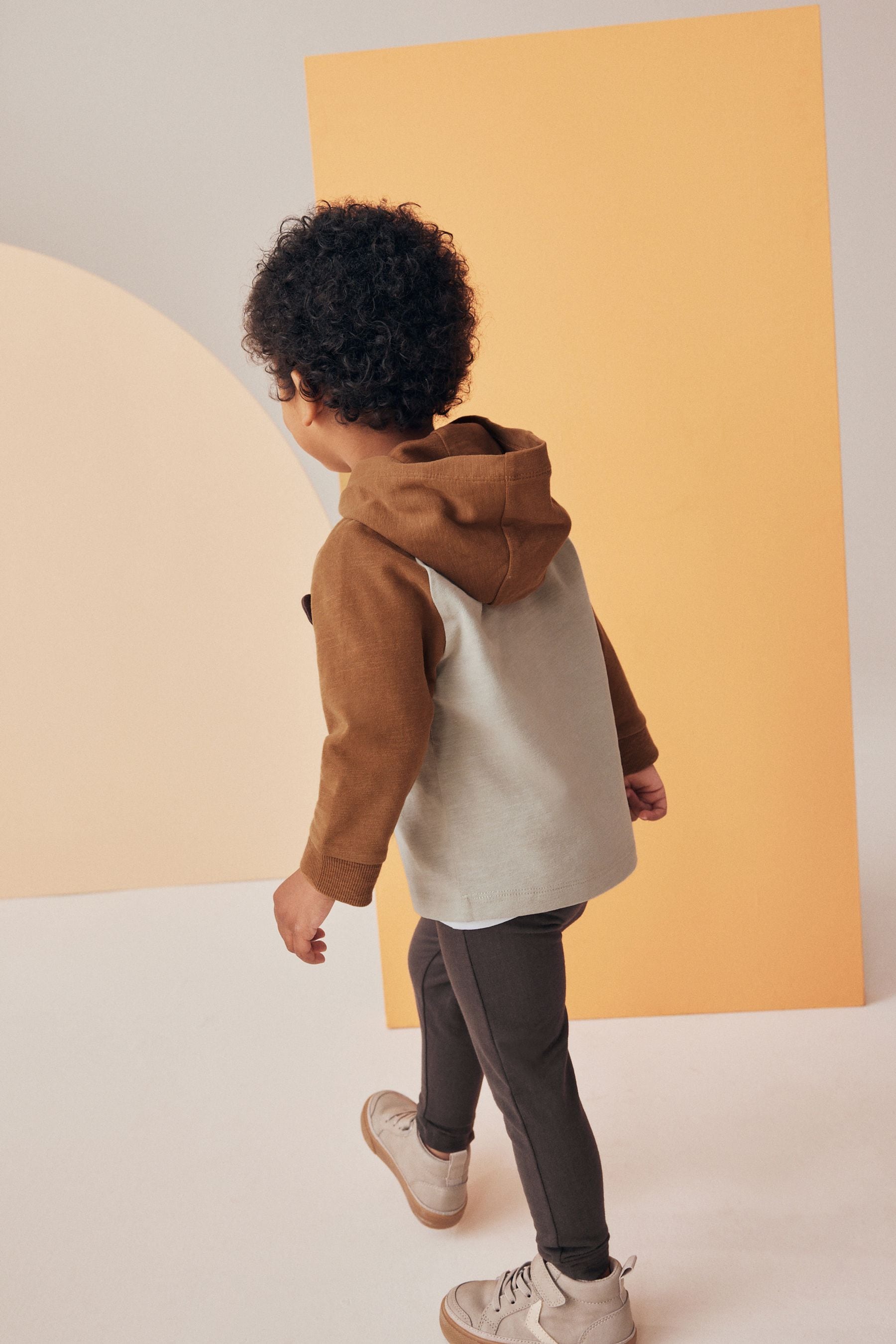 Brown Bear Long Sleeve Hoodie and Leggings Set (3mths-7yrs)