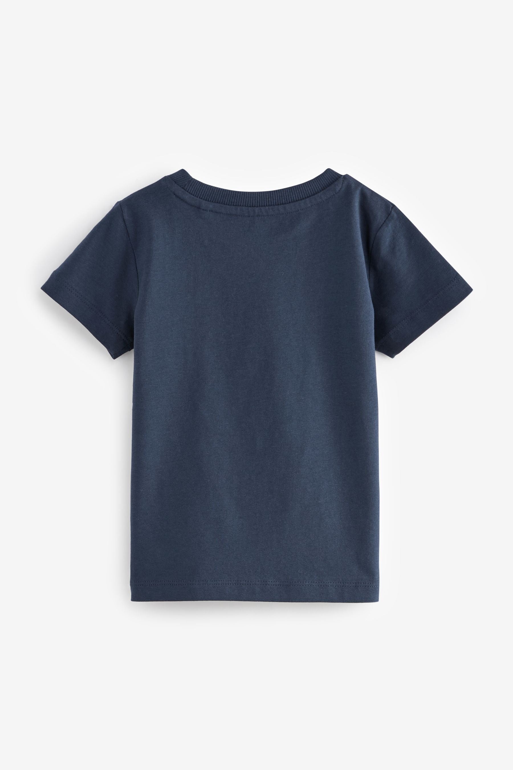 Navy Lemon Dino Short Sleeve Character T-Shirt (3mths-7yrs)