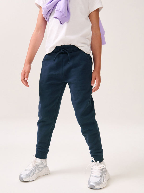 Navy Fleece Lined Joggers (3-16yrs)