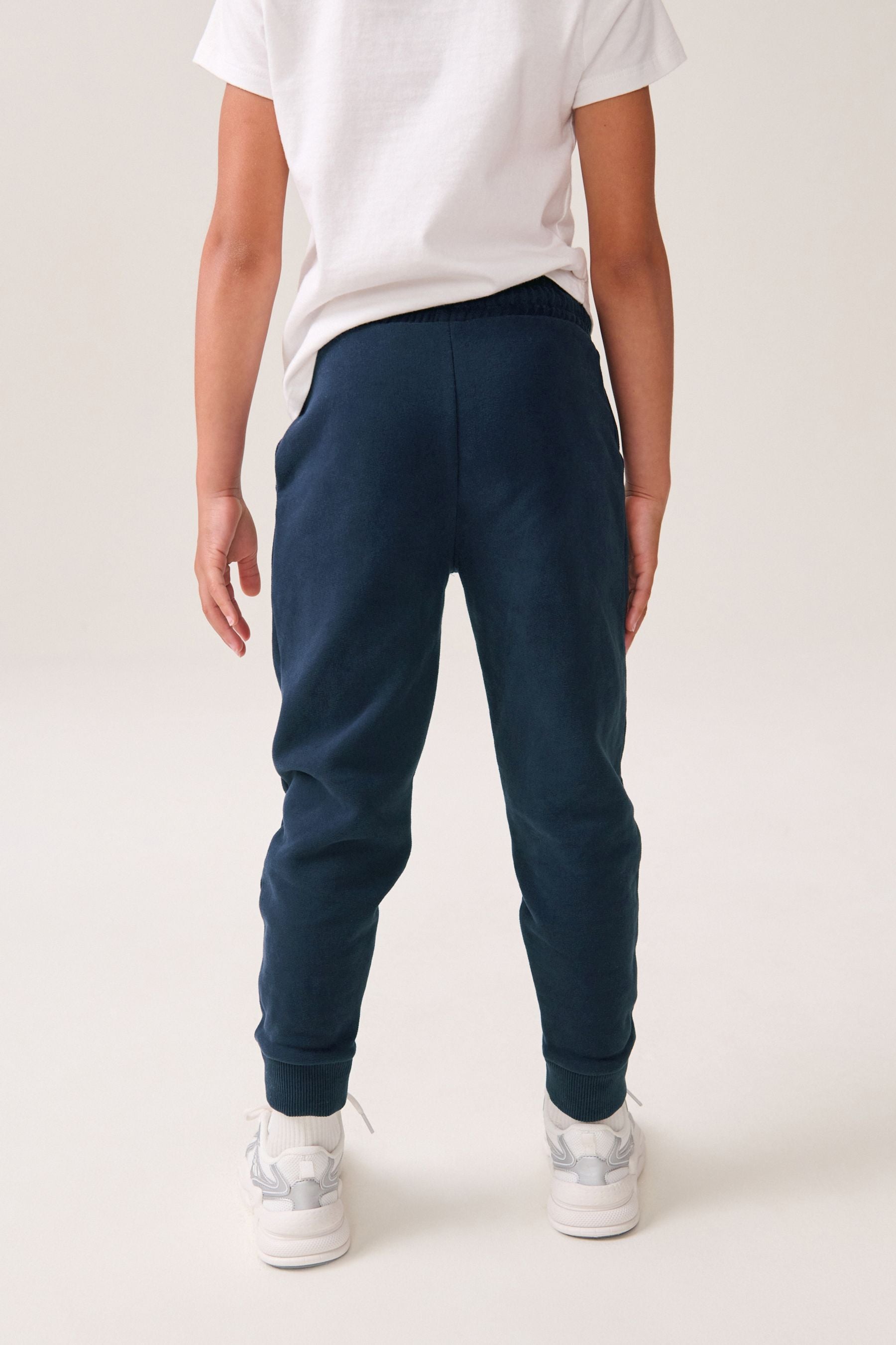 Navy Fleece Lined Joggers (3-16yrs)