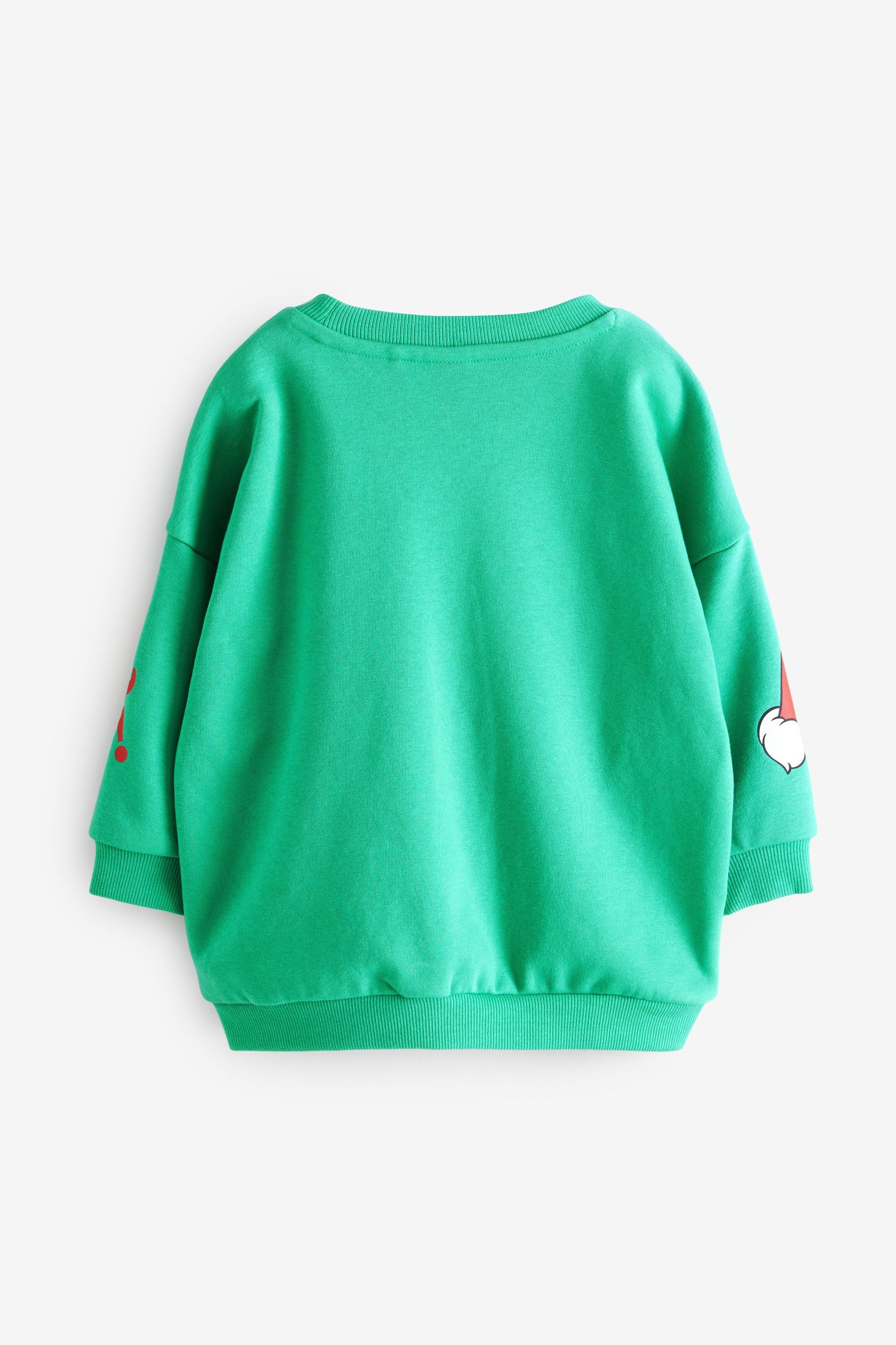 Green Christmas Mickey Mouse Crew Neck Sweatshirt (3mths-8yrs)