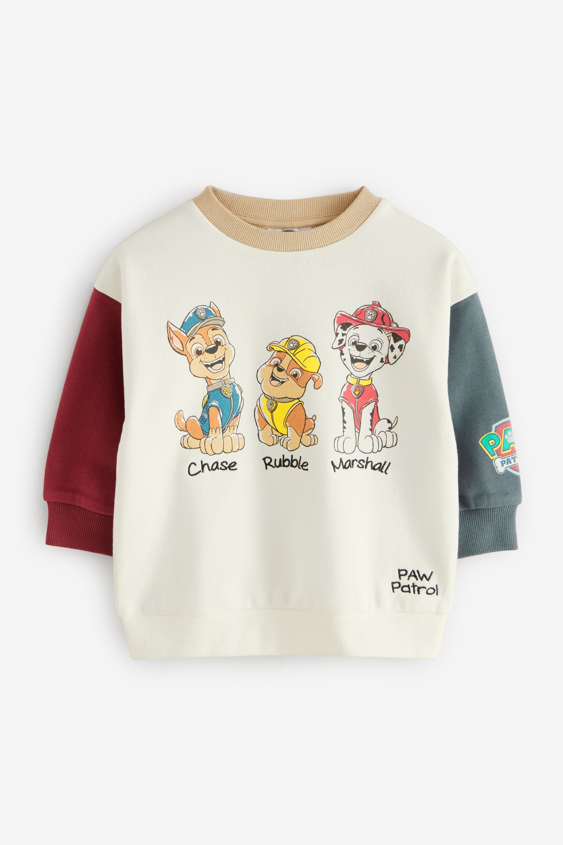 White PAW Patrol Crew Neck Sweatshirt (3mths-8yrs)