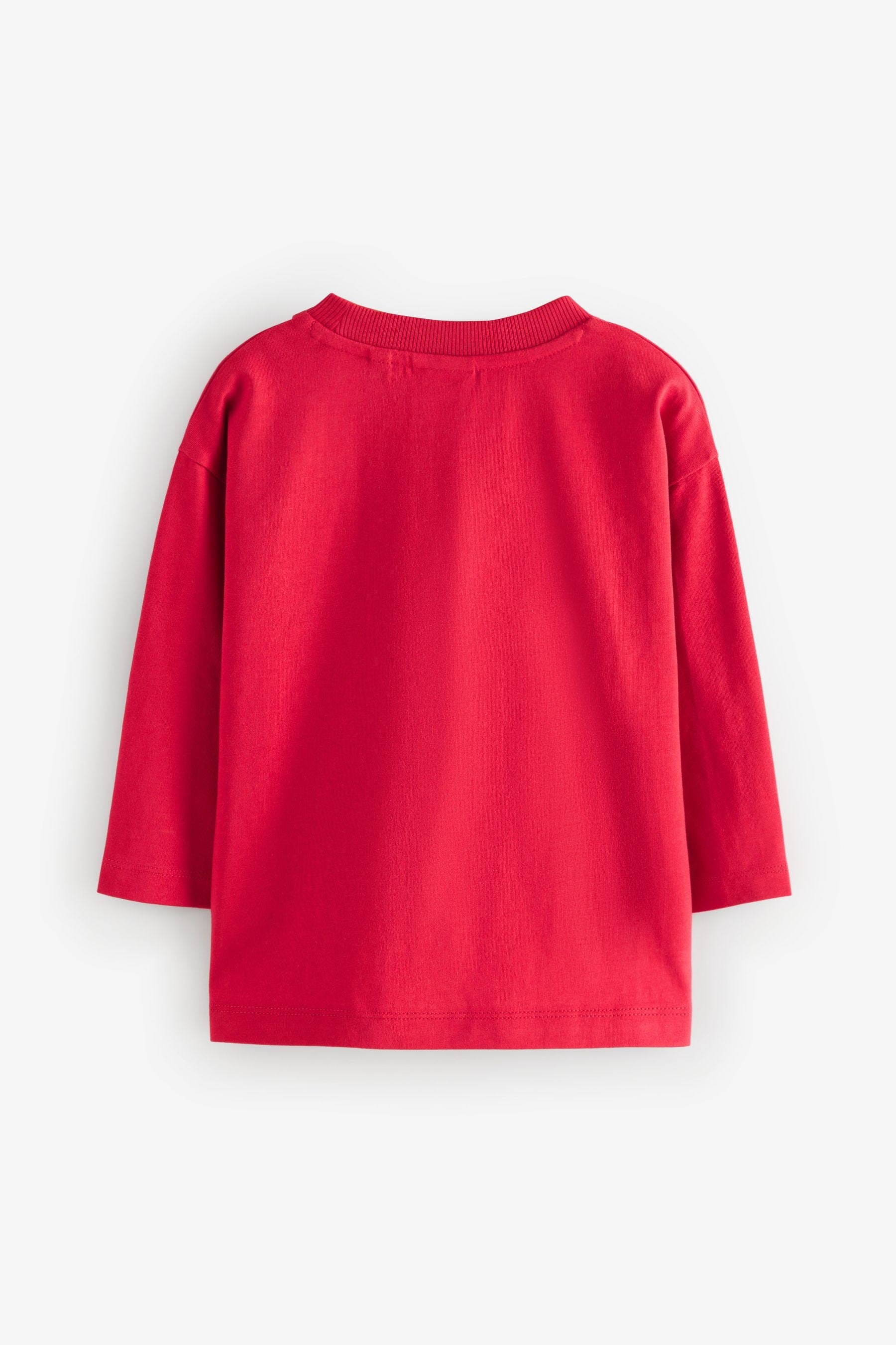 Red Bluey Long Sleeve Christmas T-Shirt (6mths-8yrs)