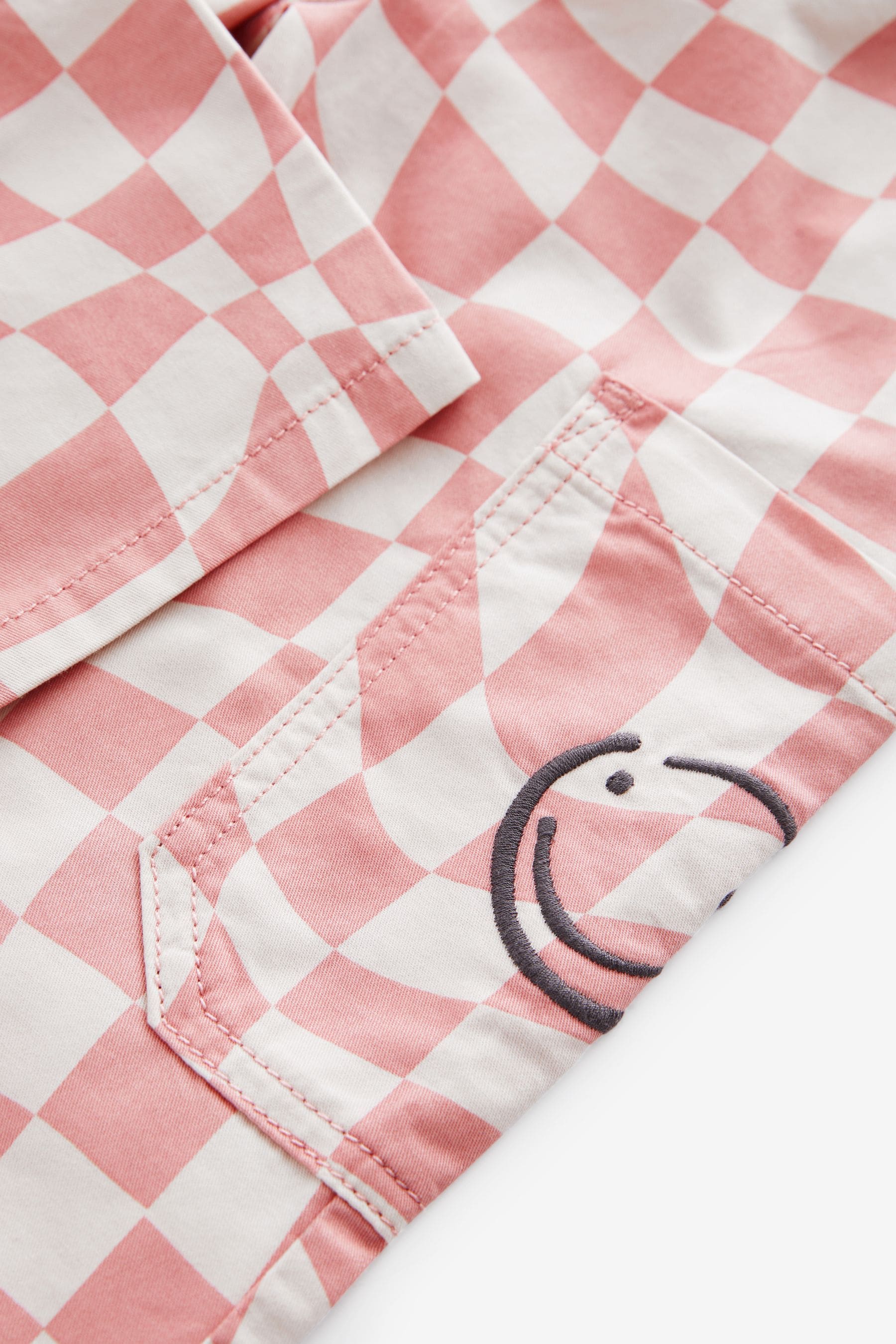 Pink/Cream Checkerboard Trousers (3mths-7yrs)