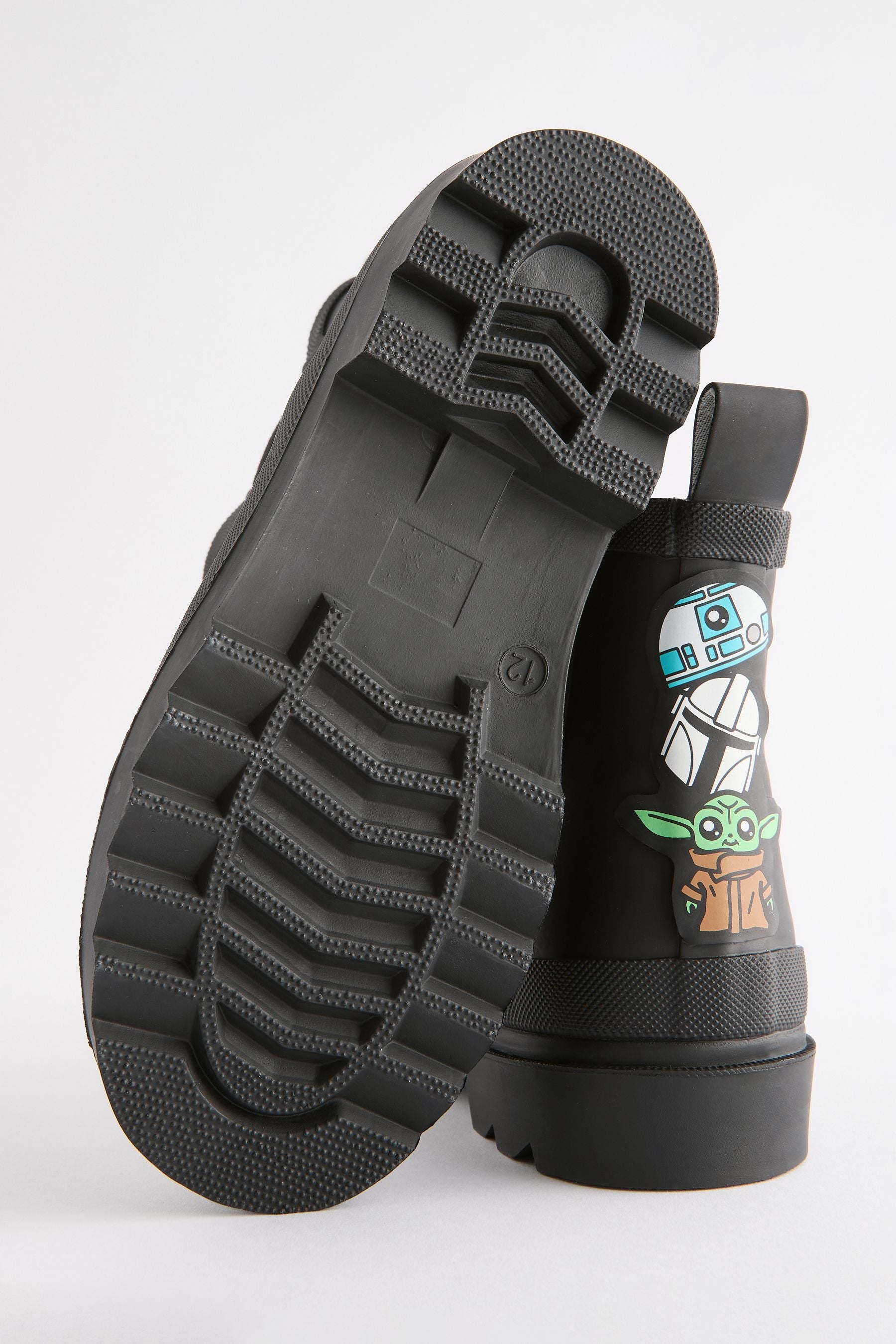 Black Star Wars Ankle Wellies