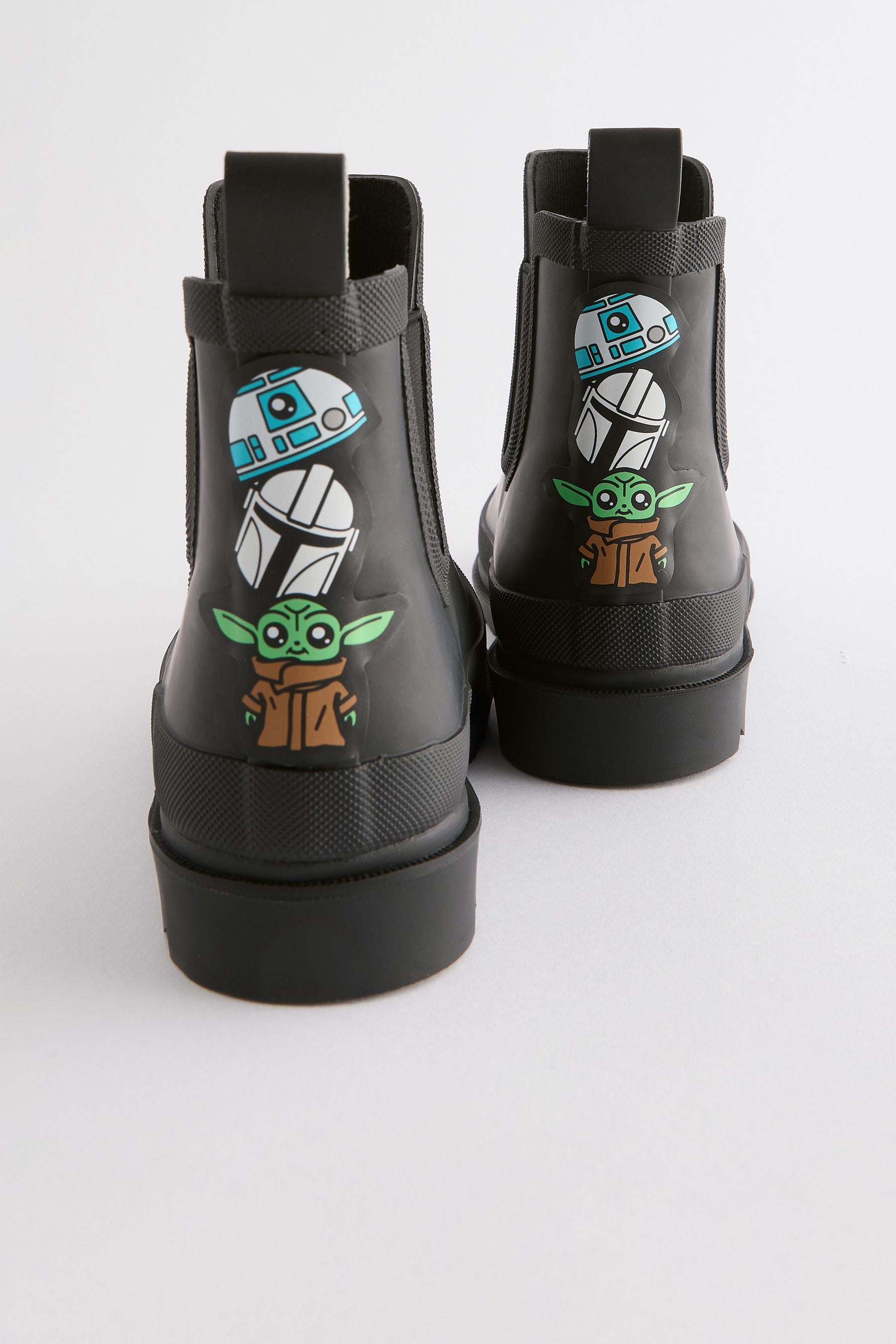 Black Star Wars Ankle Wellies