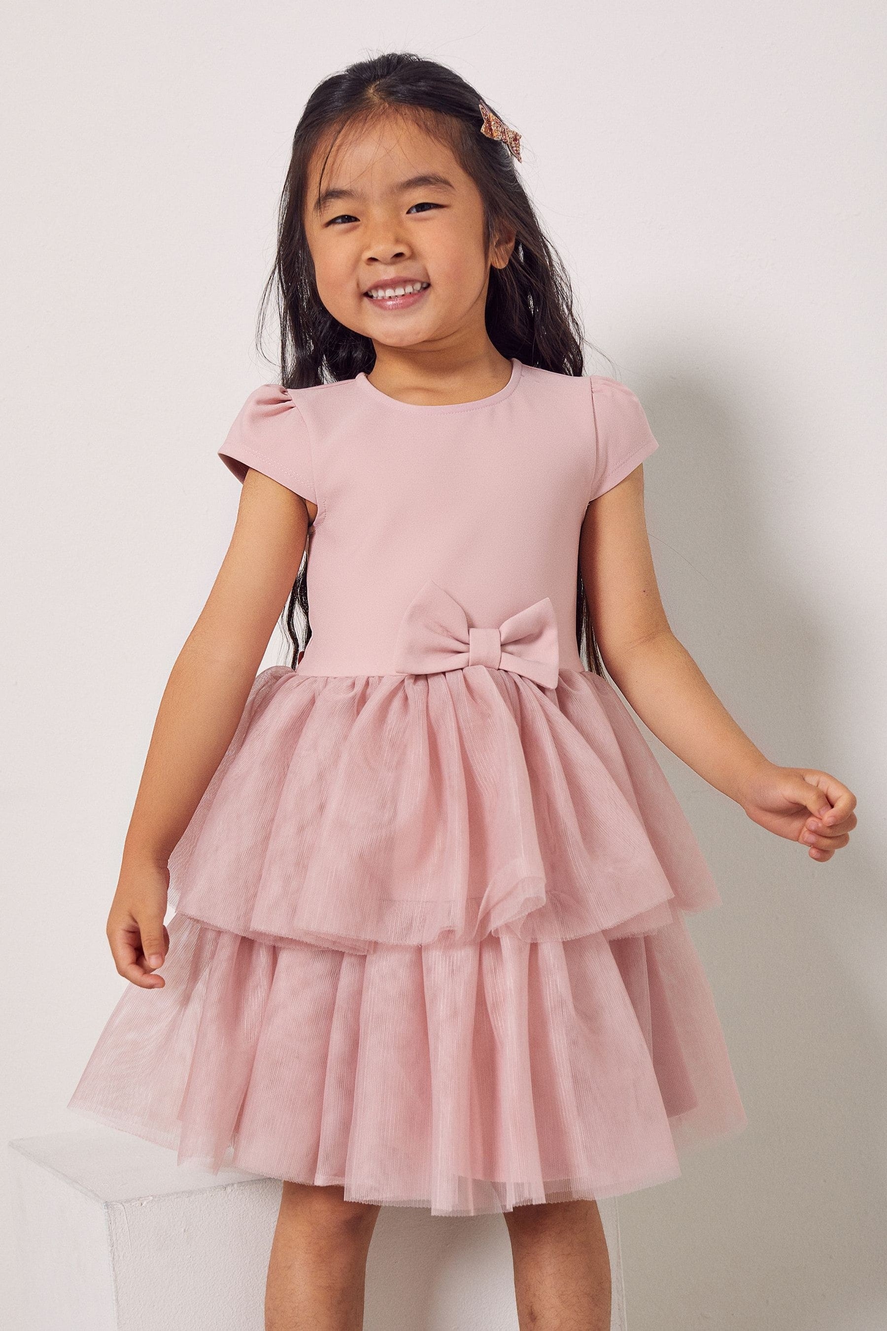 Pink Mini Tutu Tulle Dress