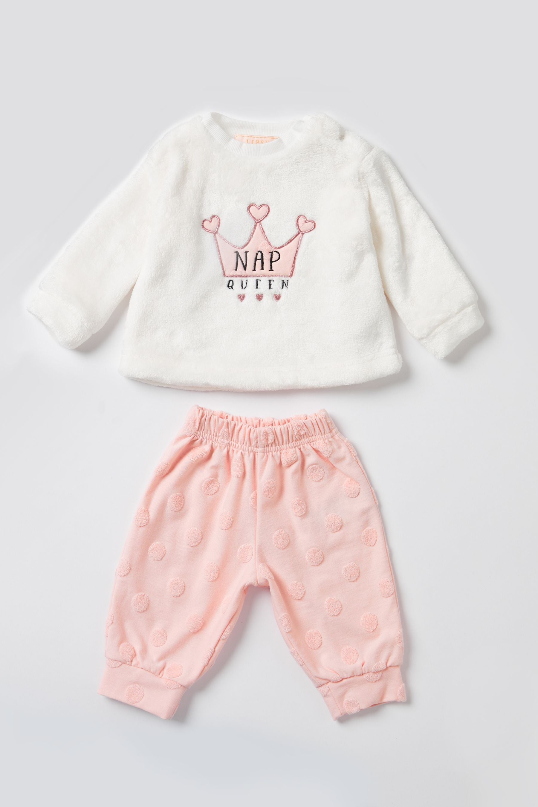 White Baby Fleece Pyjamas