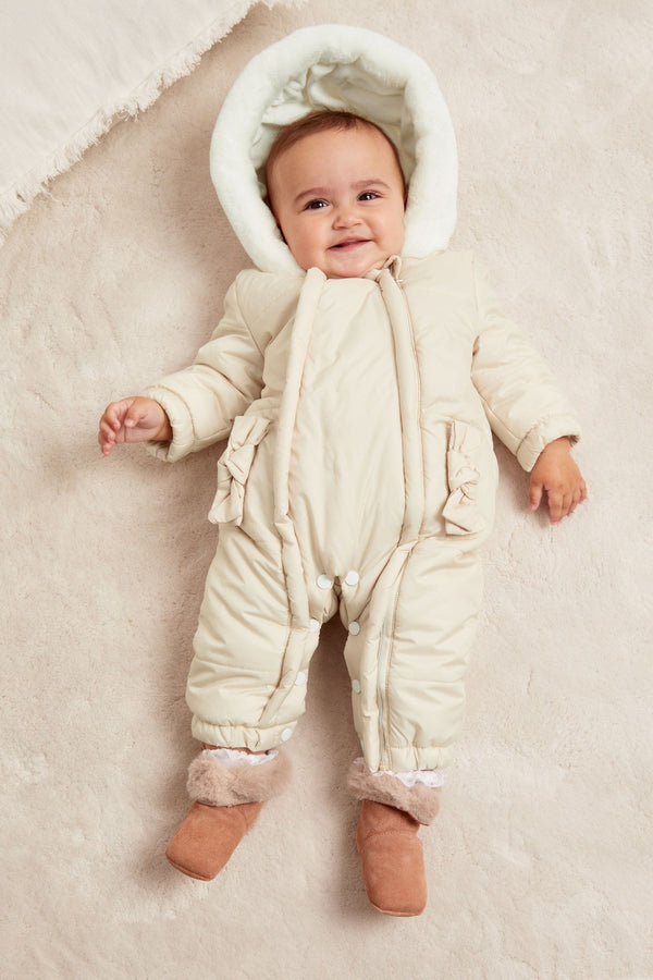 Cream Snowsuit (0-6yrs)