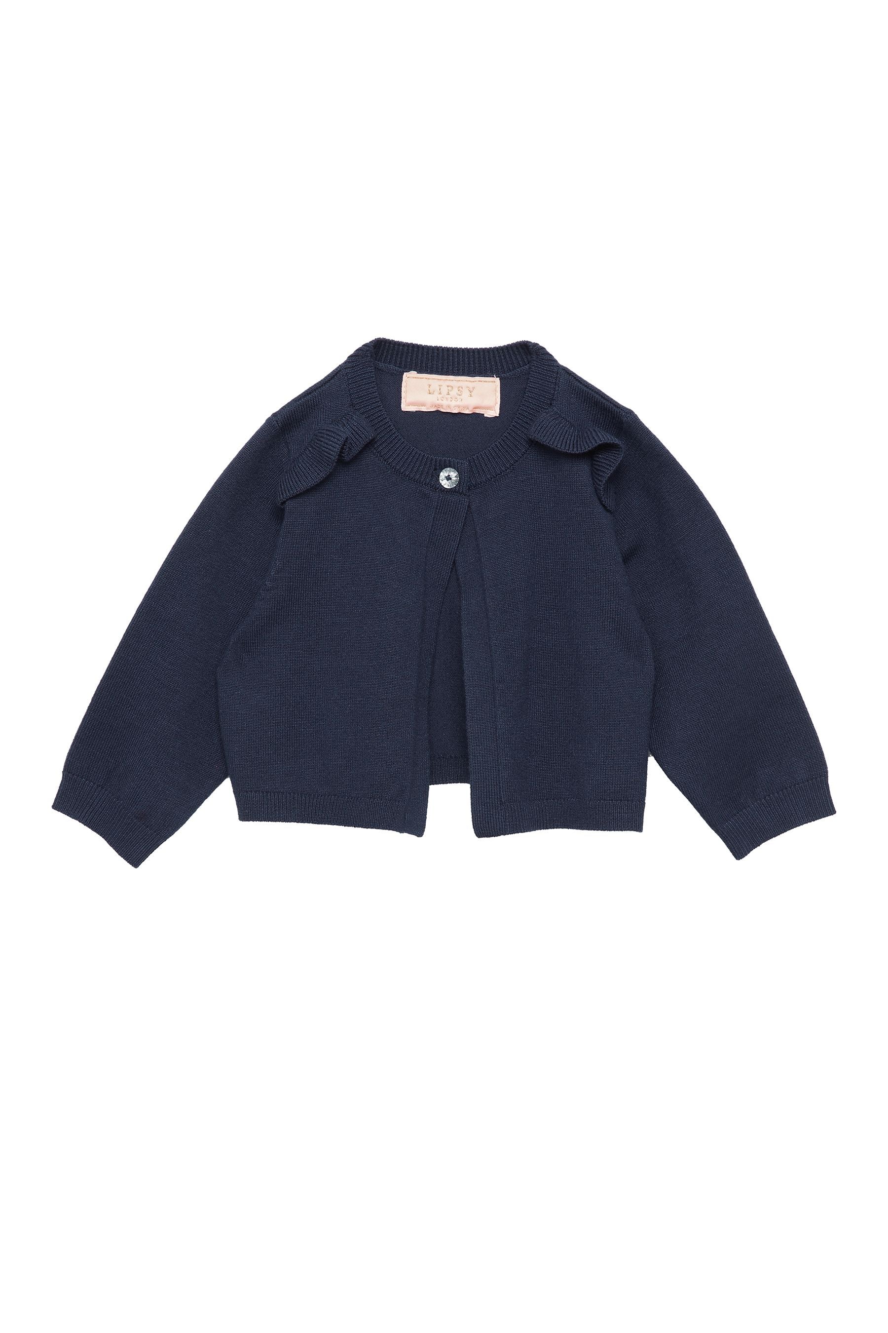 Navy Blue Baby Occasion Shrug