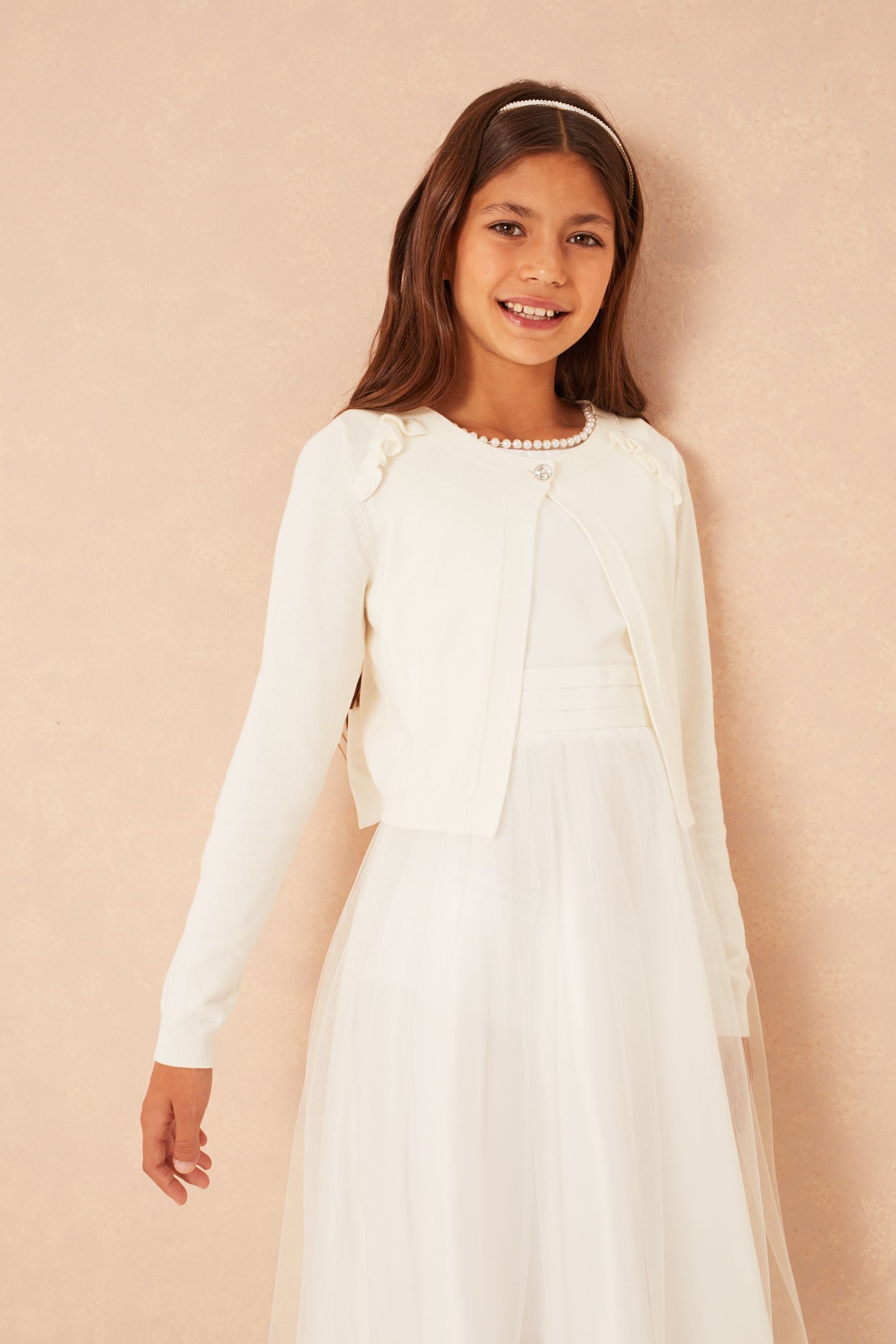 Lipsy Ivory Occasion Bolero Cardigan (5-16yrs)