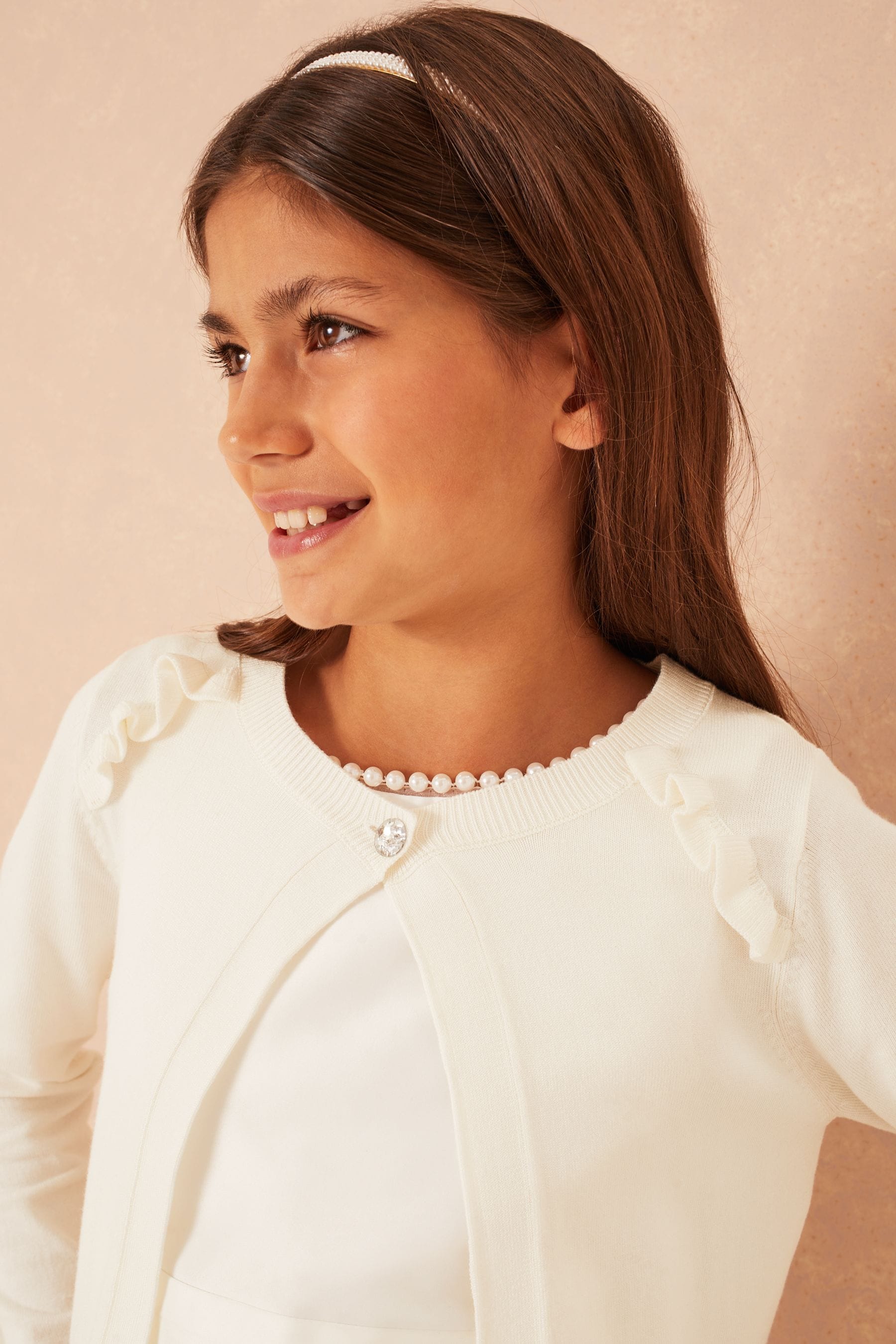 Lipsy Ivory Occasion Bolero Cardigan (5-16yrs)