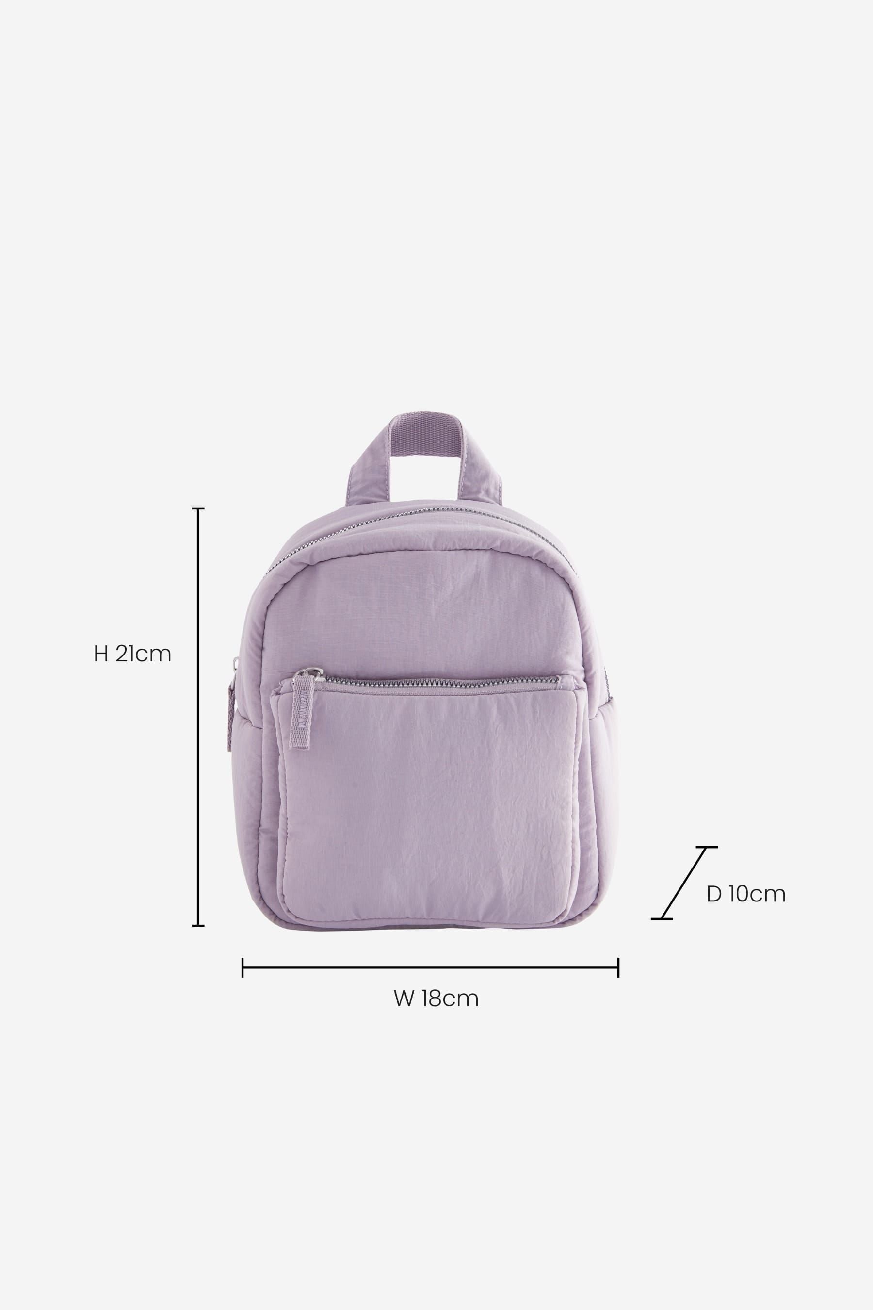 Lilac Purple Mini Backpack