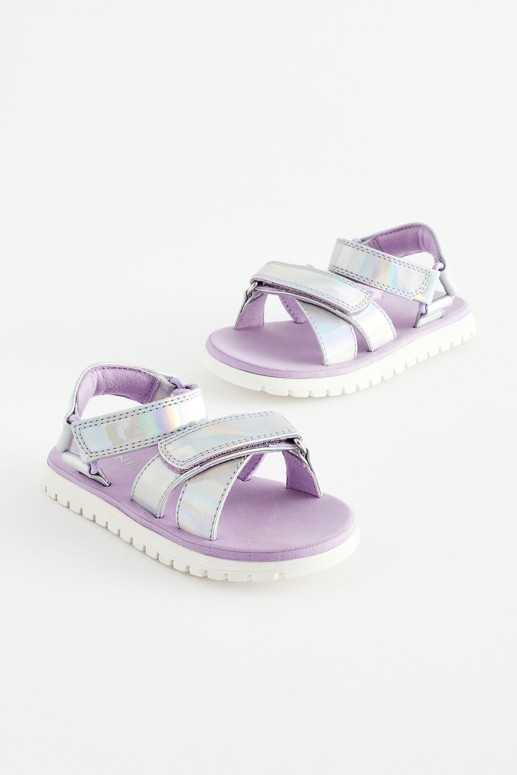 Silver Trekker Sandals