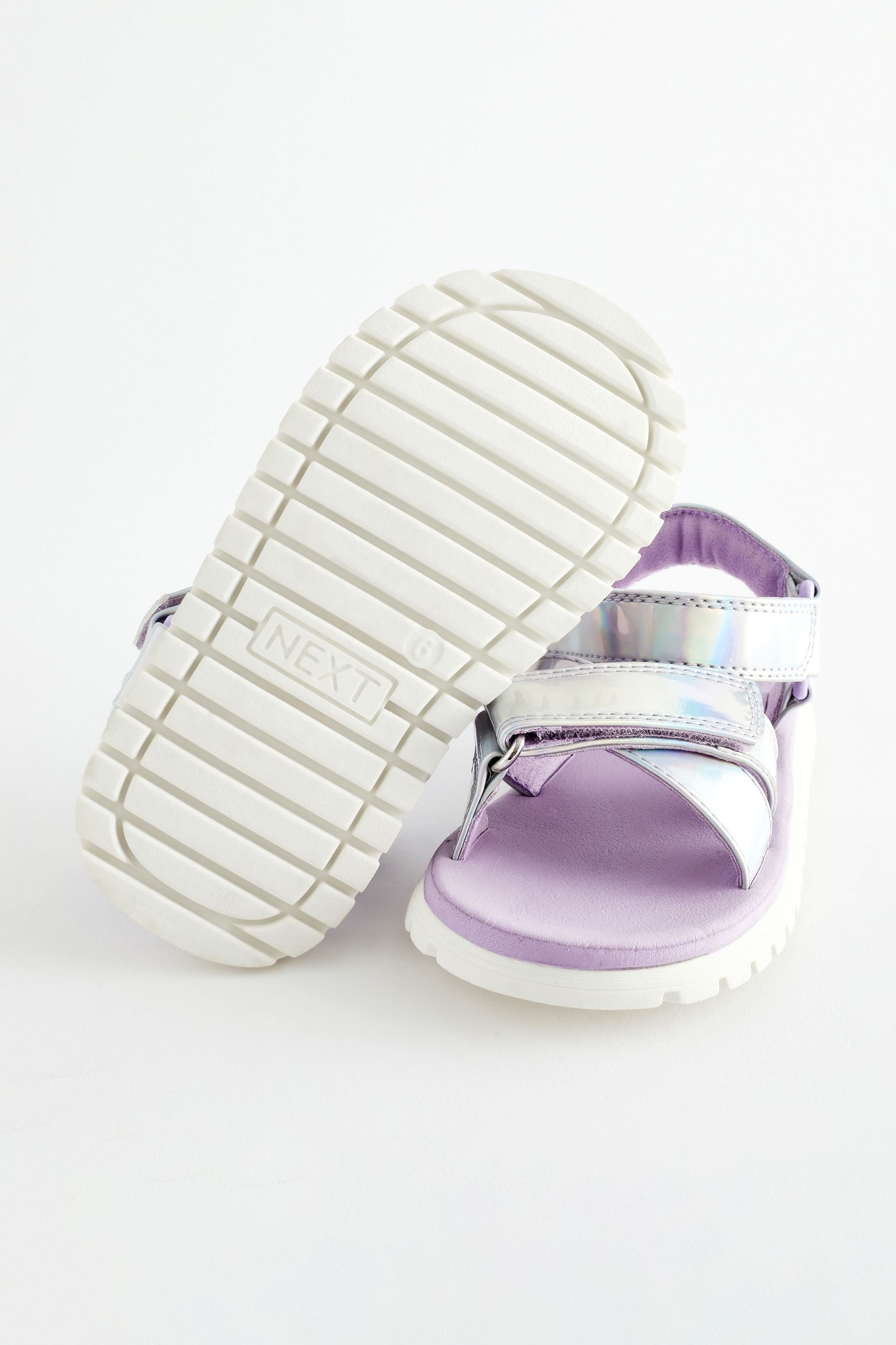 Silver Trekker Sandals