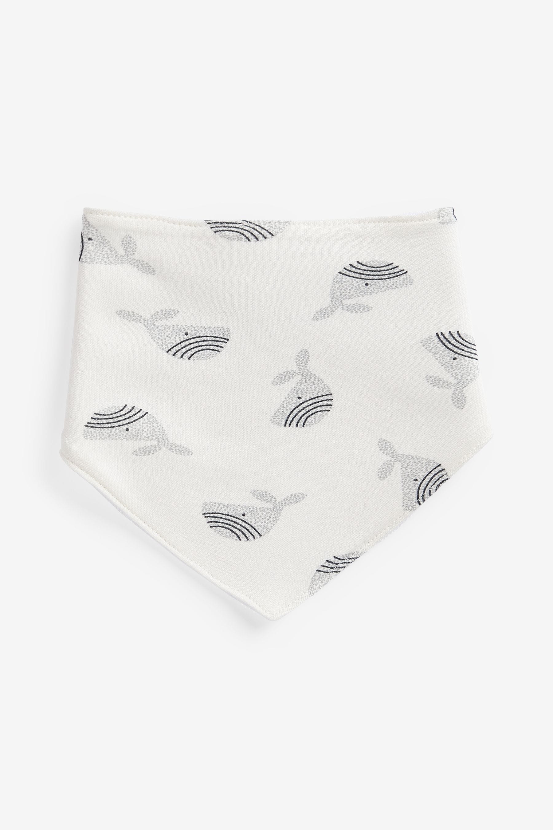 Grey Whale Baby Bibs 3 Pack