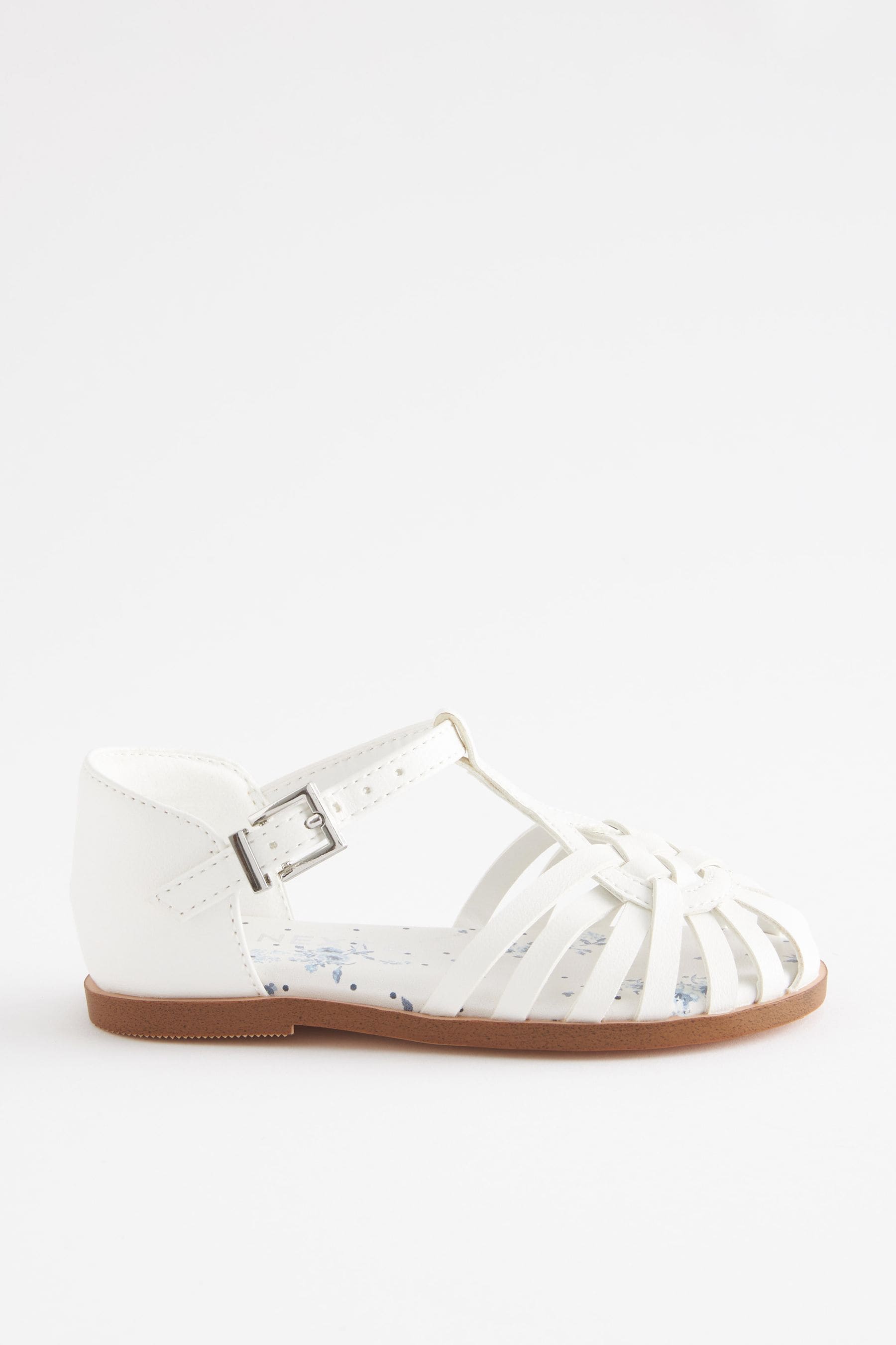 White Fisherman Occasion Sandals