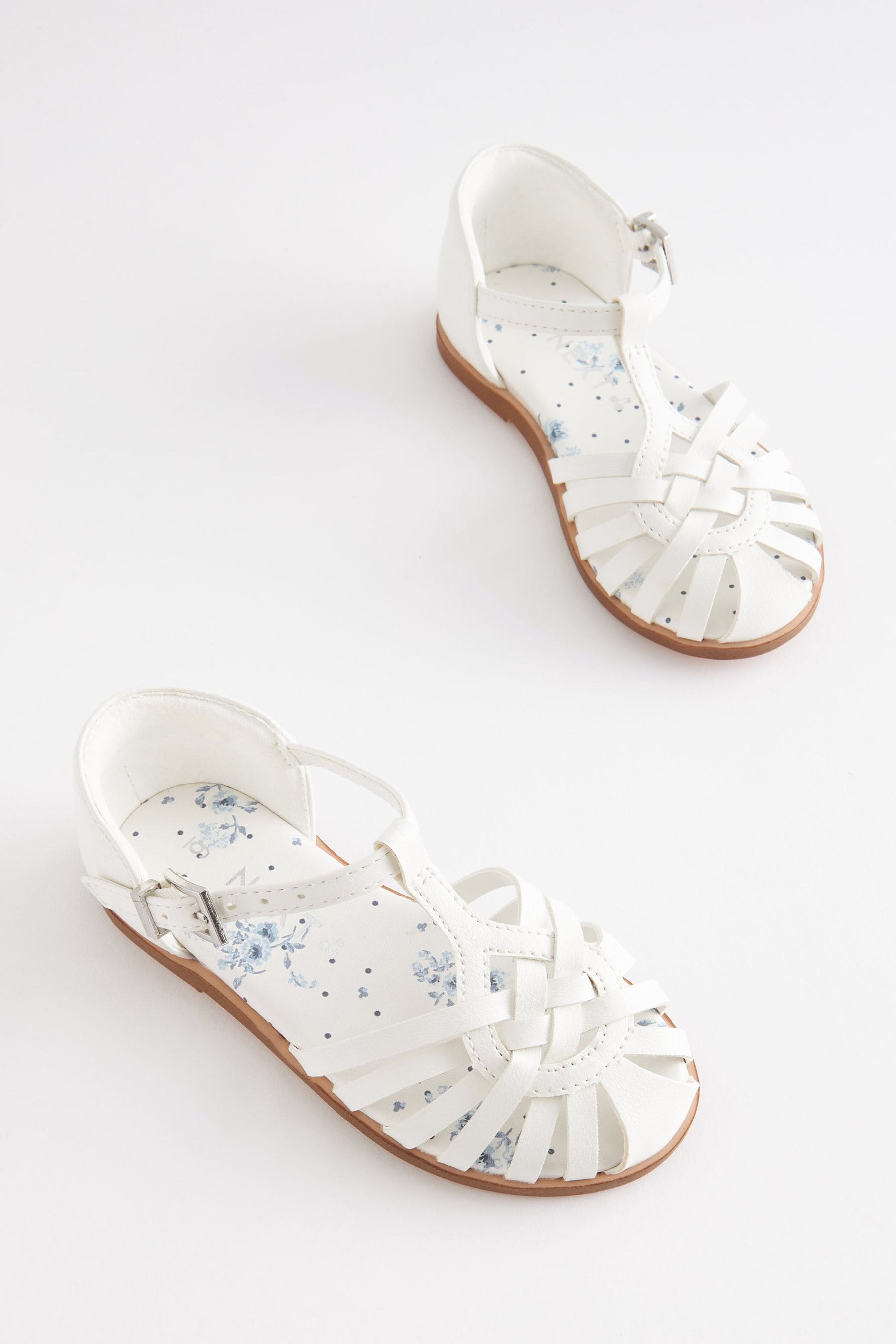 White Fisherman Occasion Sandals