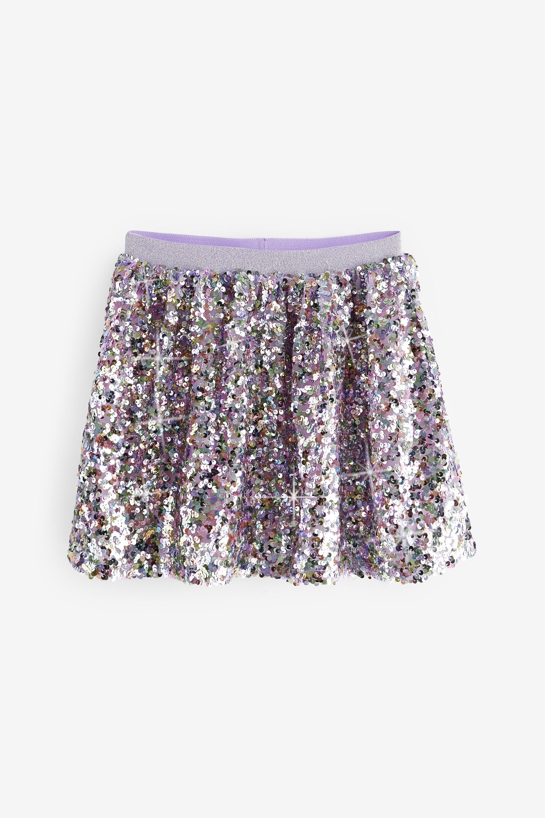 Pink/Purple Sequin Skirt (3-16yrs)