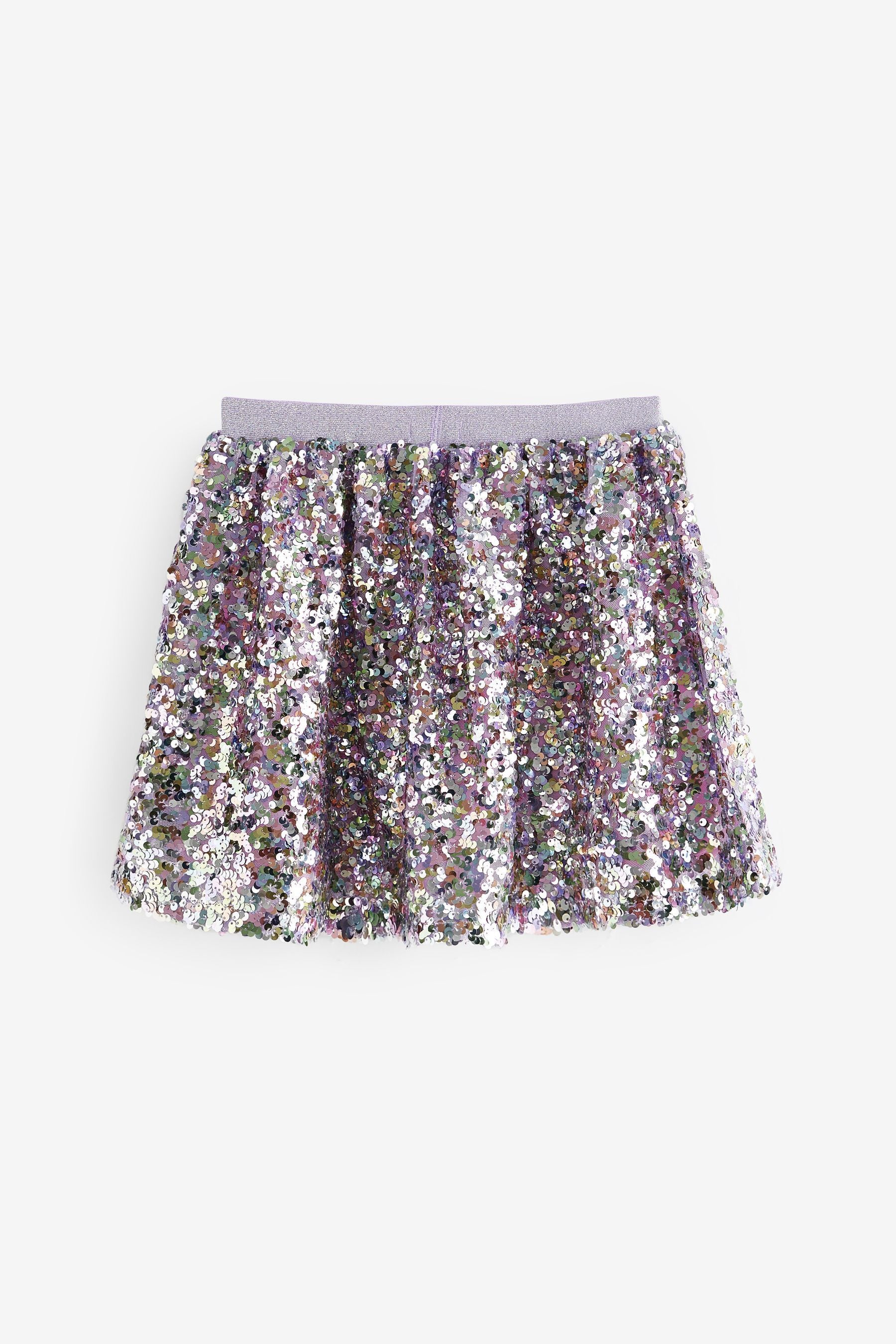 Pink/Purple Sequin Skirt (3-16yrs)