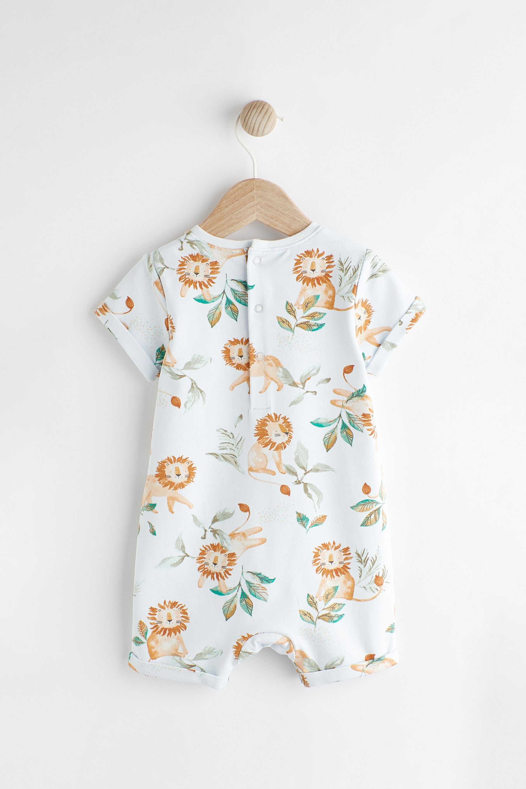 Blue Lion Baby Jersey Romper