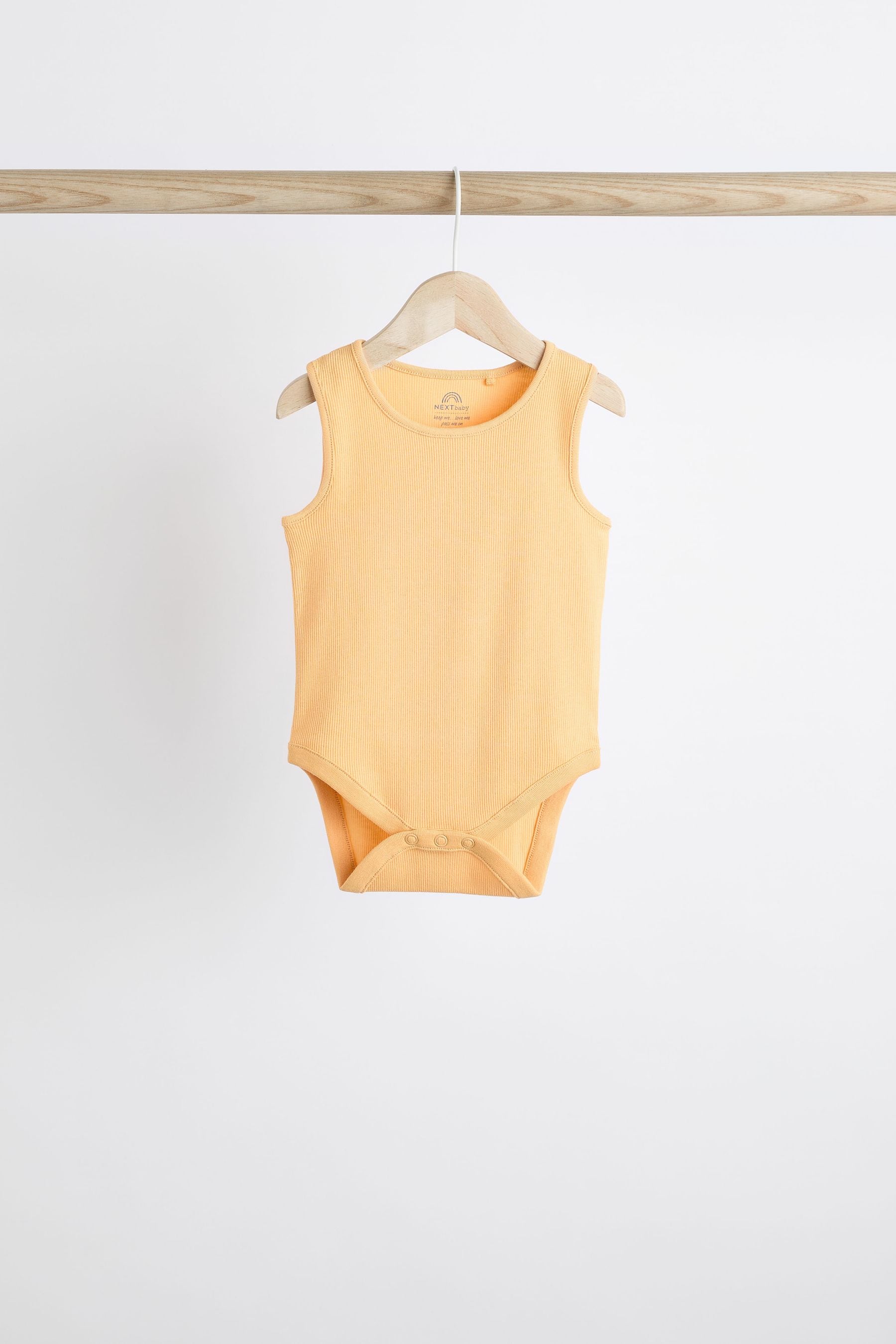 Muted Character Baby Bodysuits 5 Pack