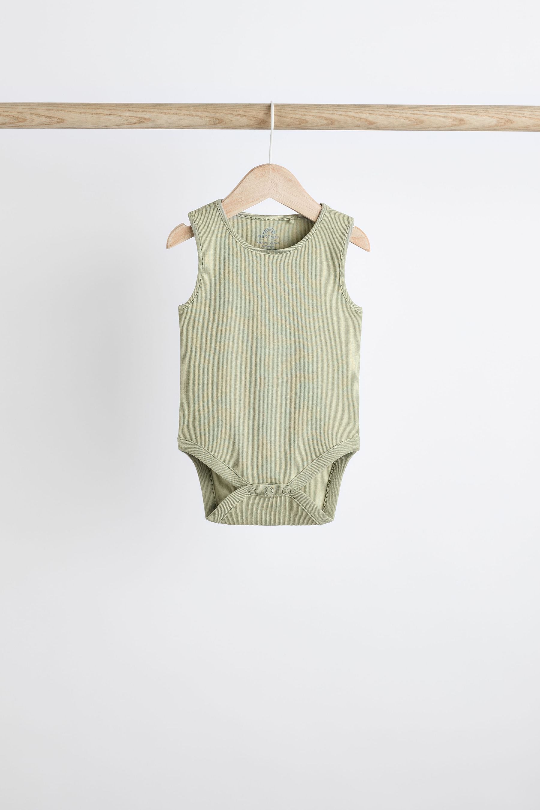 Muted Character Baby Bodysuits 5 Pack