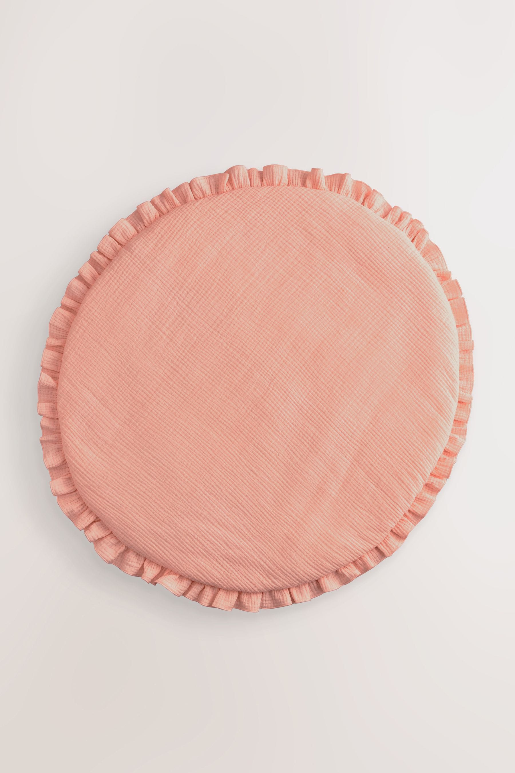 Pink Ruffle Baby Mat