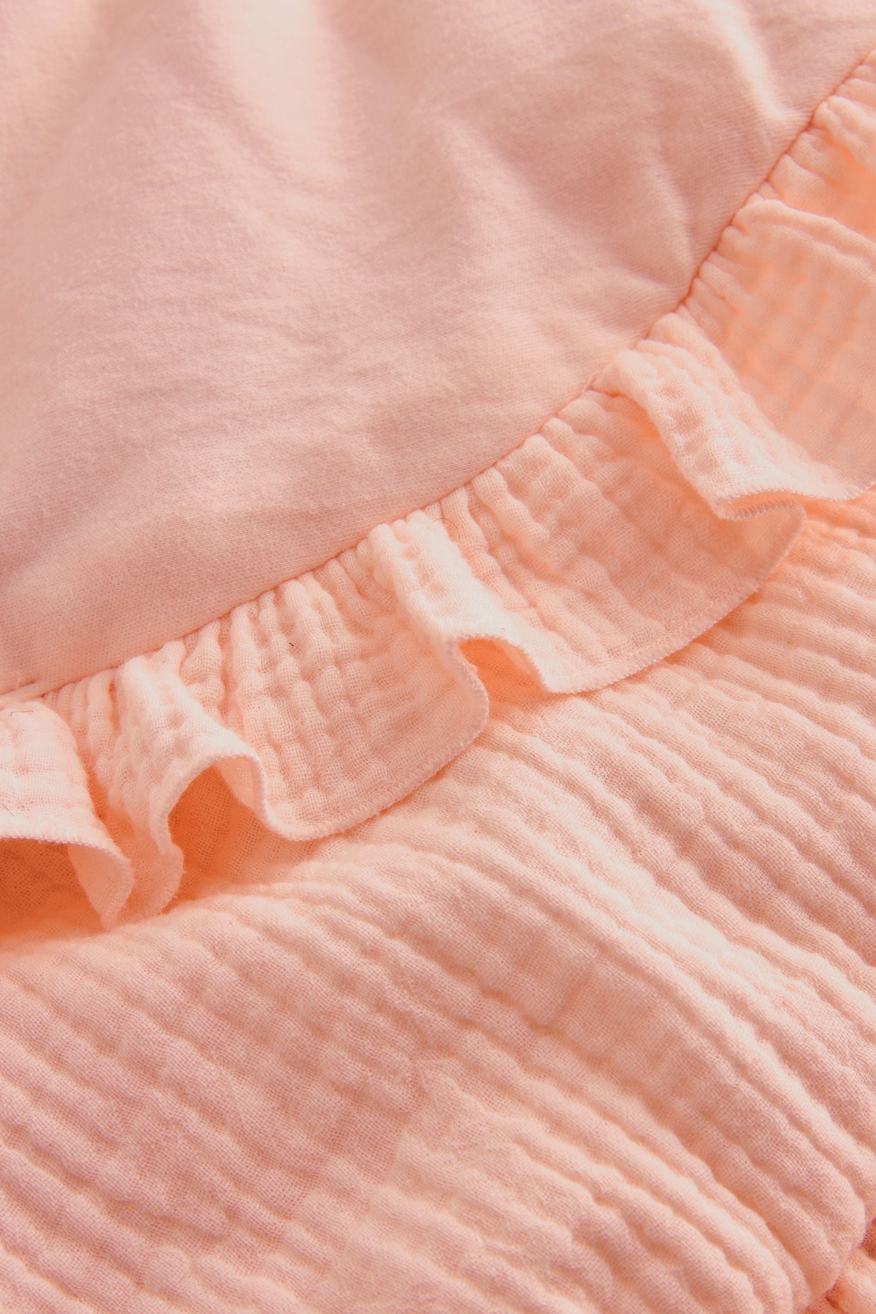 Pink Ruffle Baby Mat