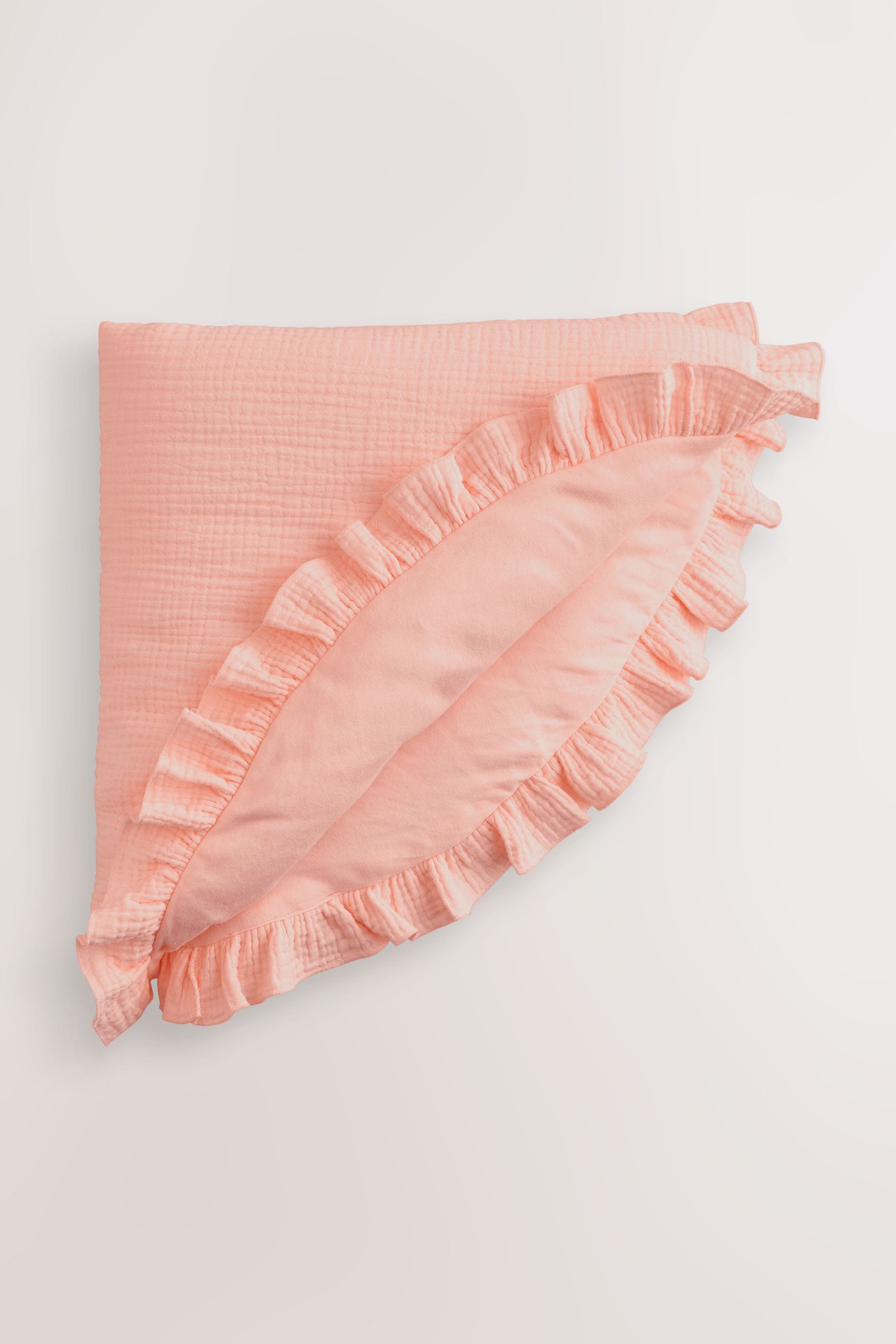 Pink Ruffle Baby Mat