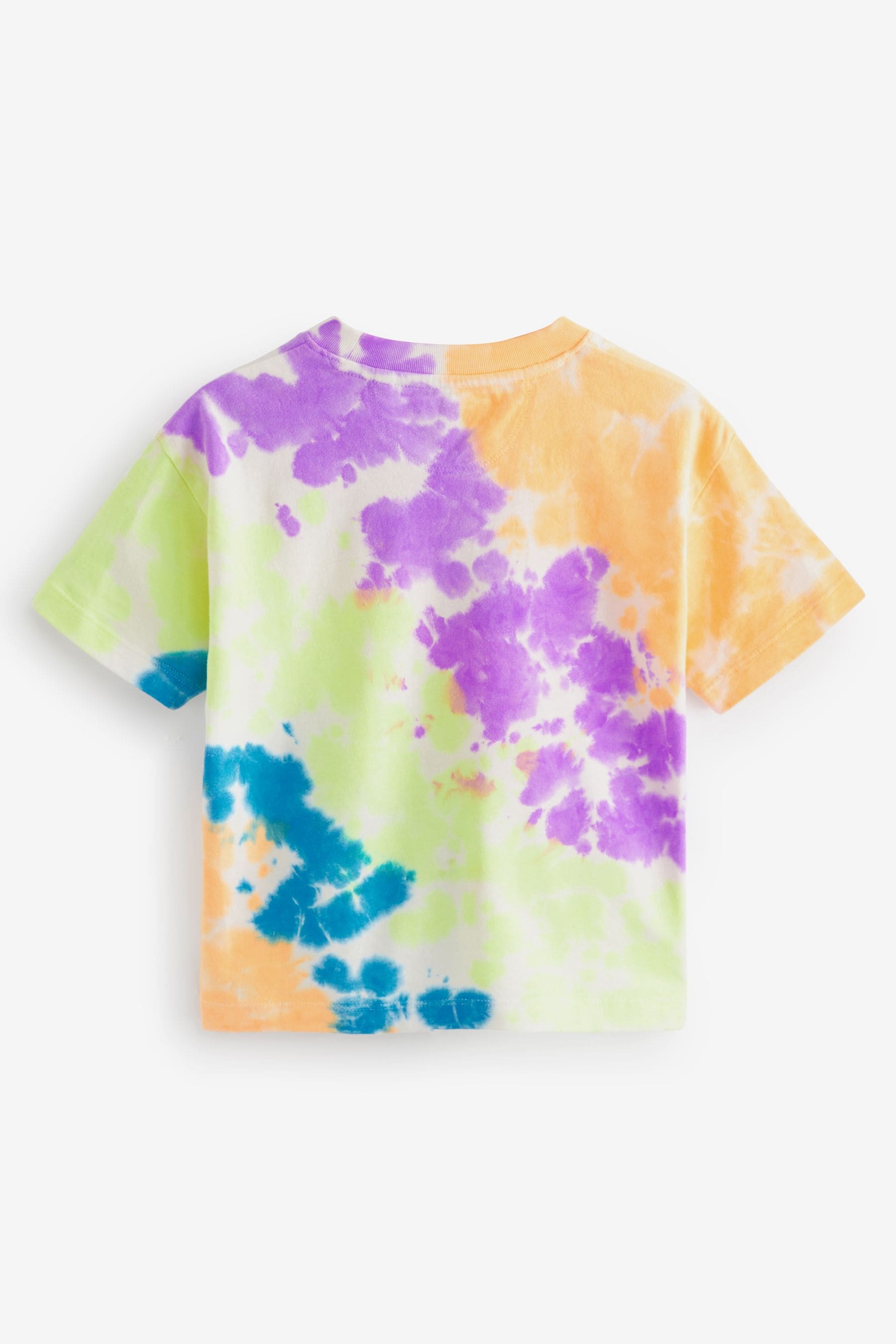 Multi Neon Tie Dye Short Sleeve T-Shirt (3mths-7yrs)