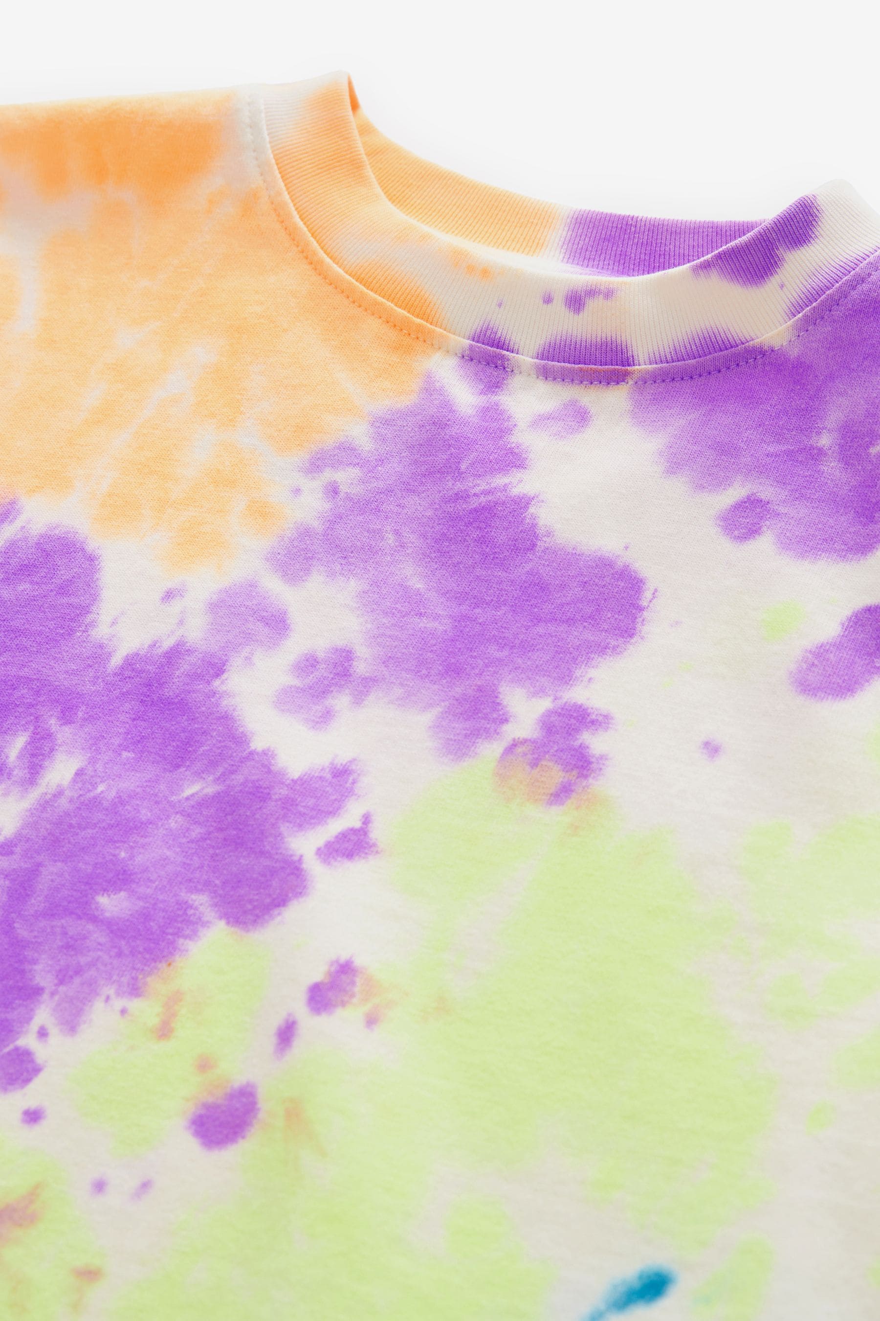 Multi Neon Tie Dye Short Sleeve T-Shirt (3mths-7yrs)